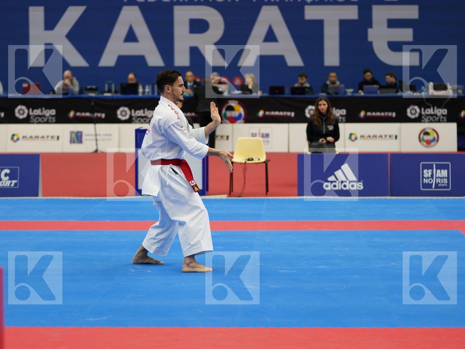 QUINTERO CAPDEVILA DAMIAN HUGO (SPAIN) in Senior Male Kata - Gold bout