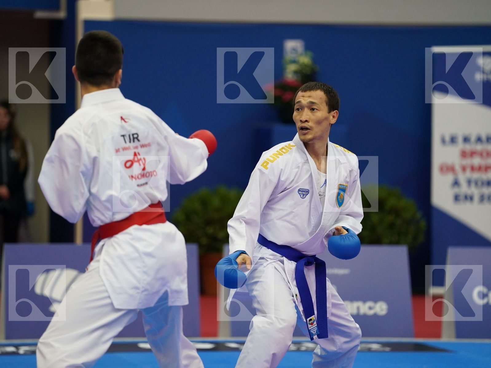 SAMDAN ERAY (TURKEY) vs ASSADILOV DARKHAN (KAZAKHSTAN) in Senior Kumite -60 Kg - Gold bout