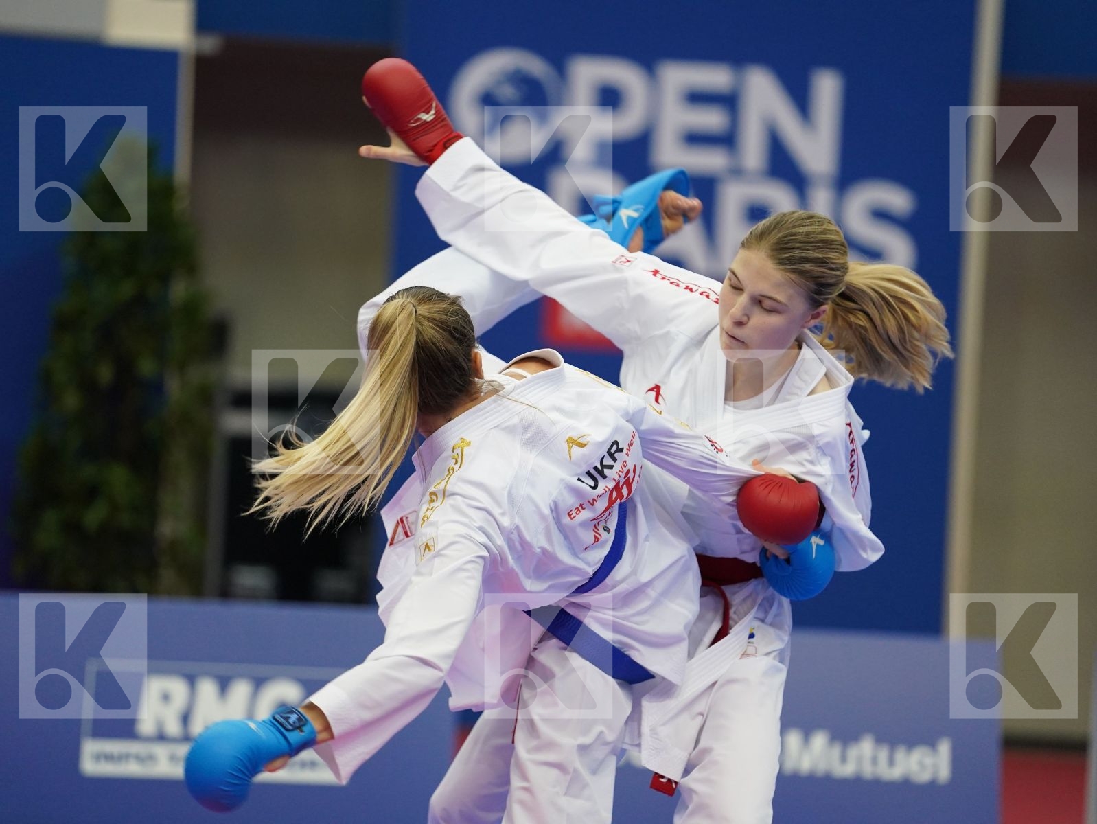 CHERNYSHEVA ANNA (RUSSIA) vs TERLIUGA ANZHELIKA (UKRAINE) in Senior Kumite -55 Kg - Gold bout