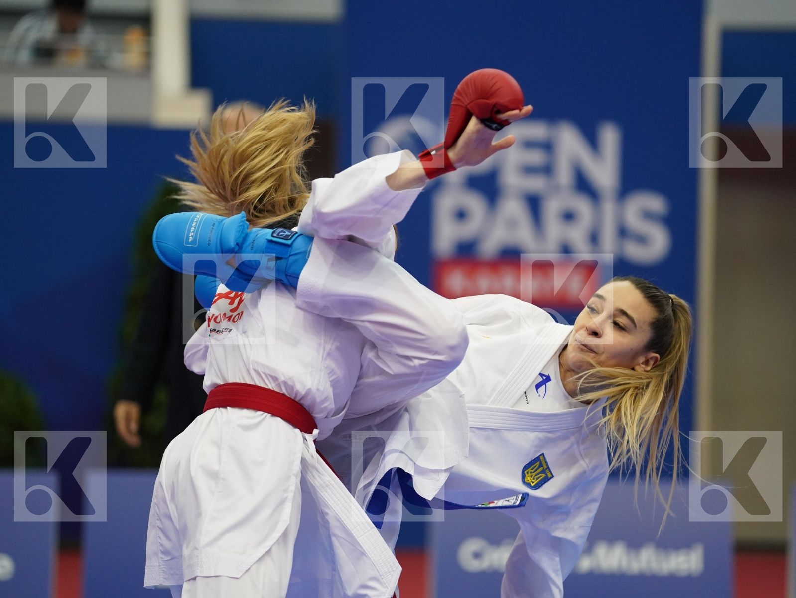 CHERNYSHEVA ANNA (RUSSIA) vs TERLIUGA ANZHELIKA (UKRAINE) in Senior Kumite -55 Kg - Gold bout