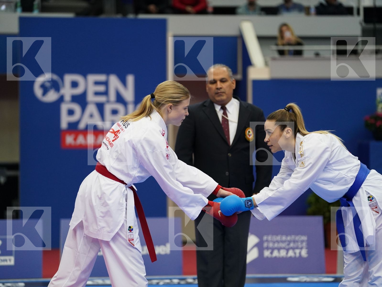 CHERNYSHEVA ANNA (RUSSIA) vs TERLIUGA ANZHELIKA (UKRAINE) in Senior Kumite -55 Kg - Gold bout