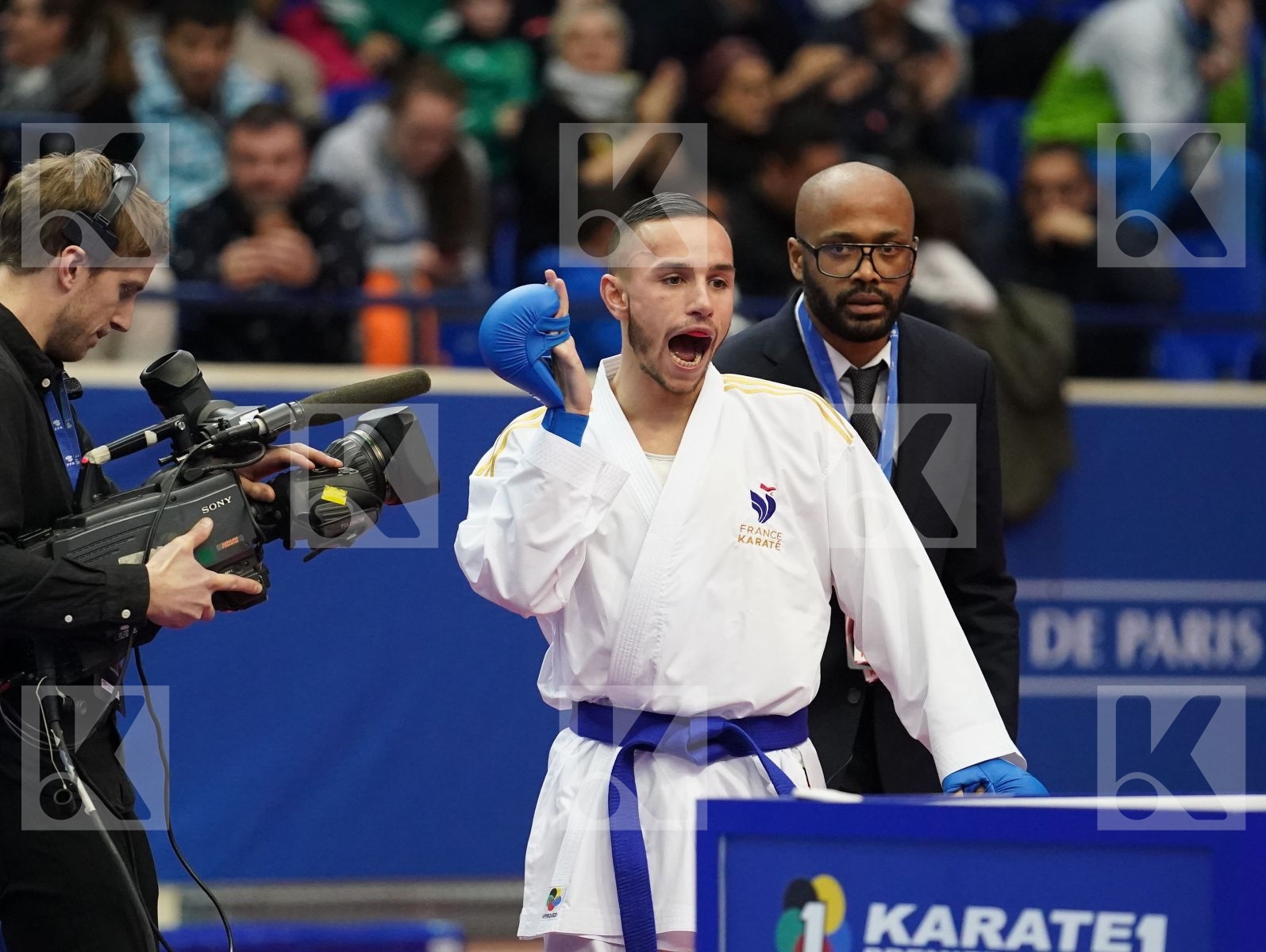 MARESCA LUCA (ITALY) vs DACOSTA STEVEN (FRANCE) in Senior Kumite -67 Kg - Gold bout