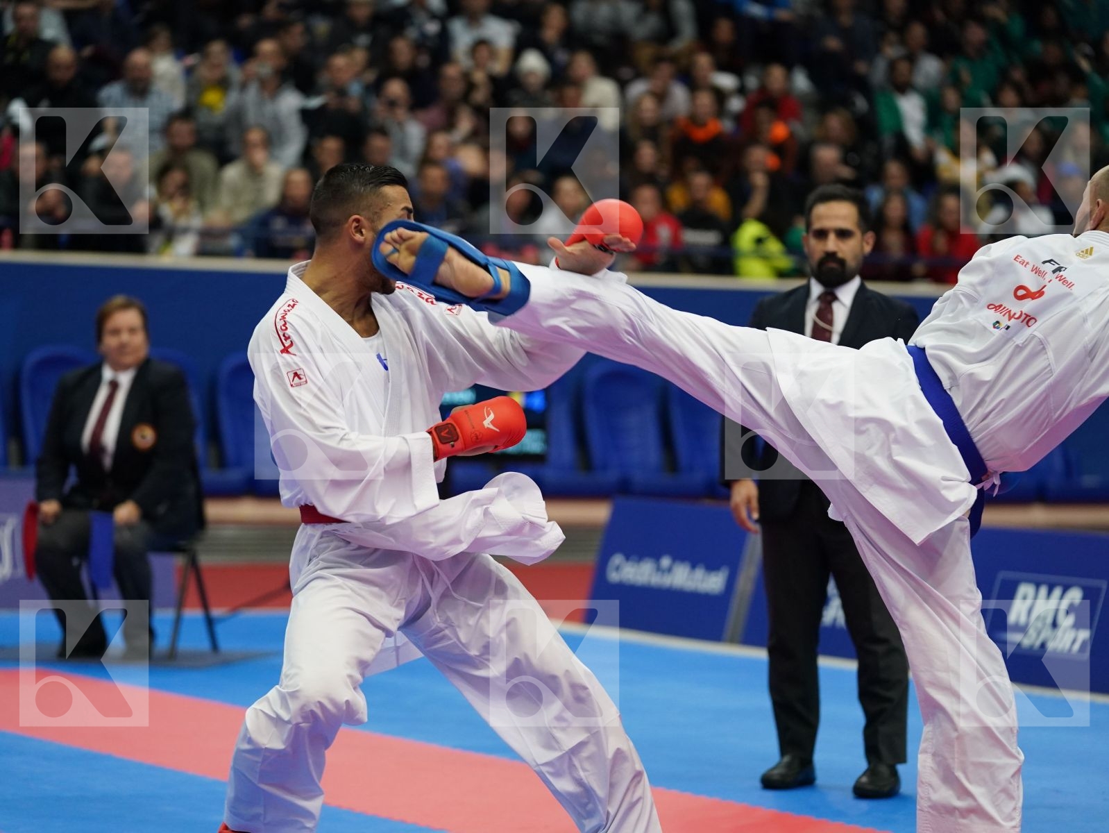 MARESCA LUCA (ITALY) vs DACOSTA STEVEN (FRANCE) in Senior Kumite -67 Kg - Gold bout