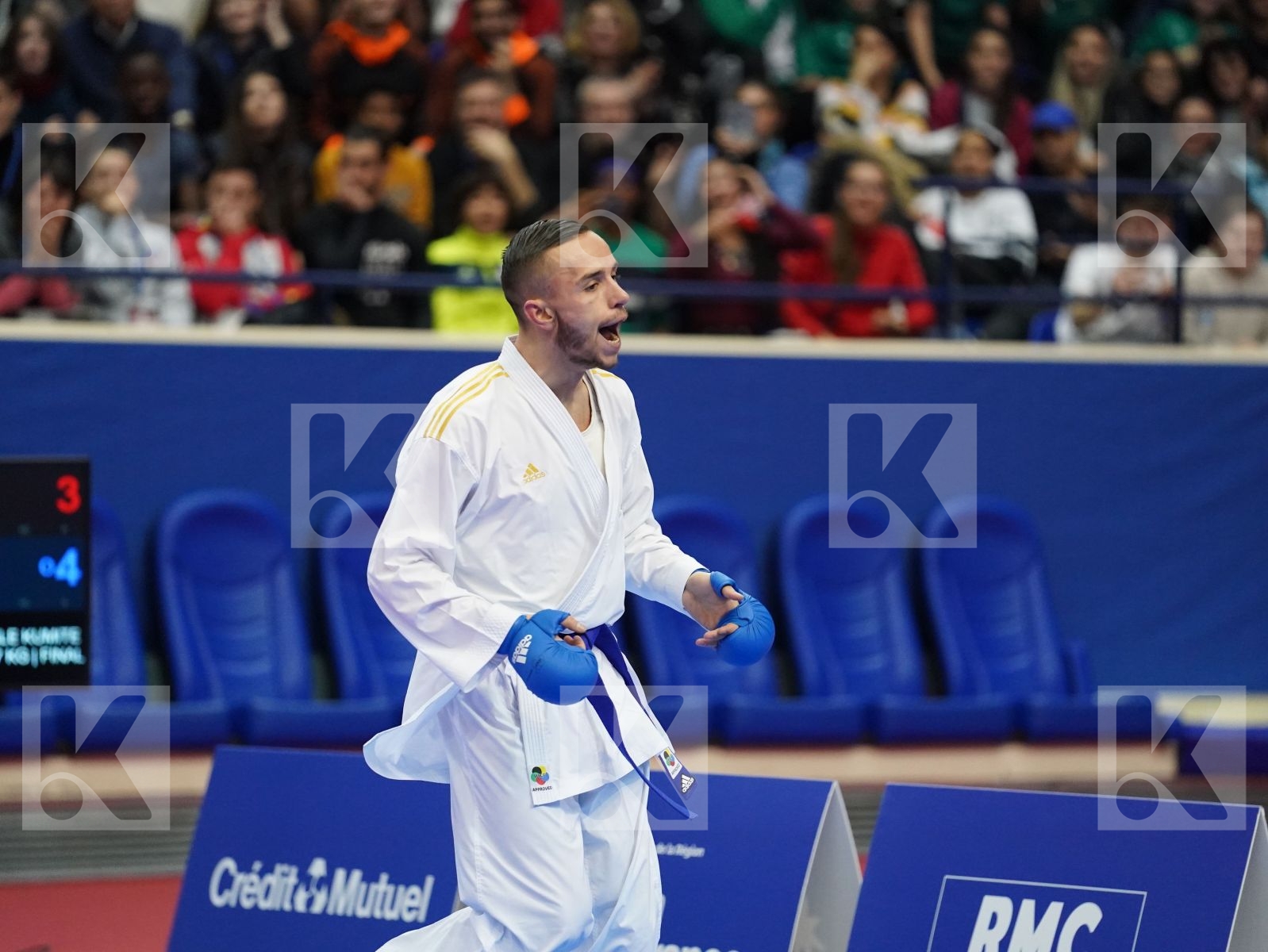 MARESCA LUCA (ITALY) vs DACOSTA STEVEN (FRANCE) in Senior Kumite -67 Kg - Gold bout