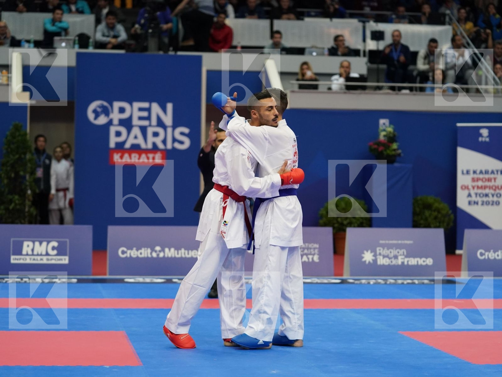 MARESCA LUCA (ITALY) vs DACOSTA STEVEN (FRANCE) in Senior Kumite -67 Kg - Gold bout