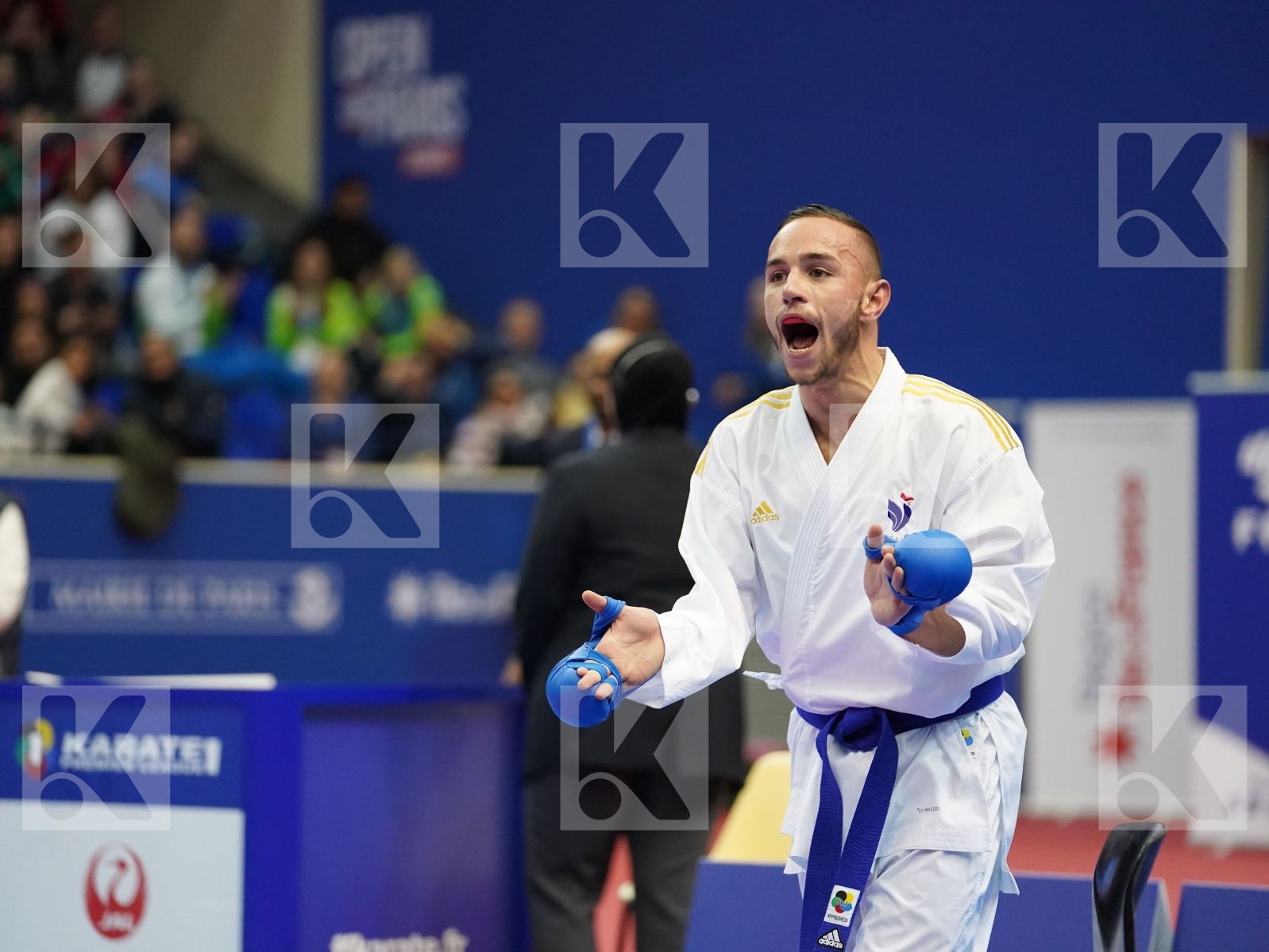 MARESCA LUCA (ITALY) vs DACOSTA STEVEN (FRANCE) in Senior Kumite -67 Kg - Gold bout