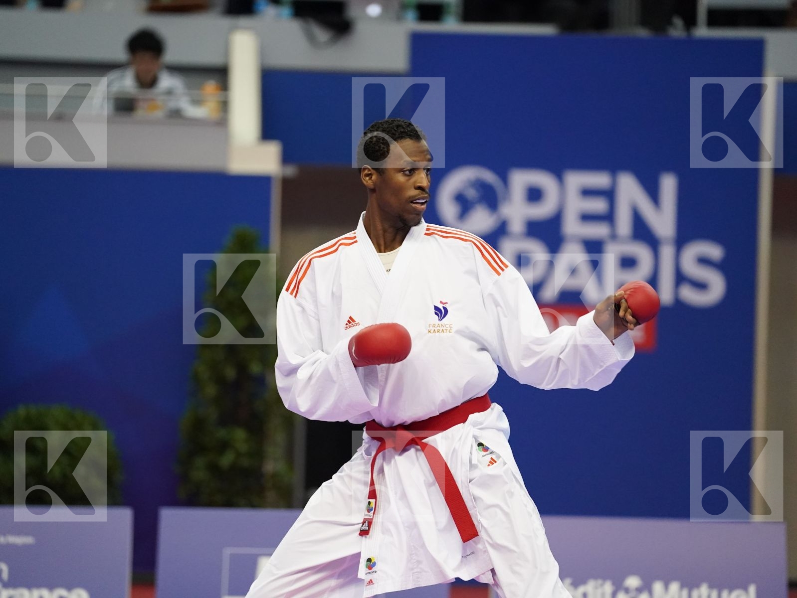 JACQUET DNYLSON (FRANCE) vs ARKANIA GOGITA (GEORGIA) in Senior Kumite 84+ Kg - Gold bout