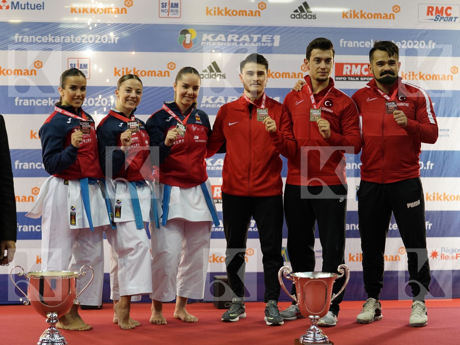 TURKEY in Senior Team Male Kata - Podium ceremony