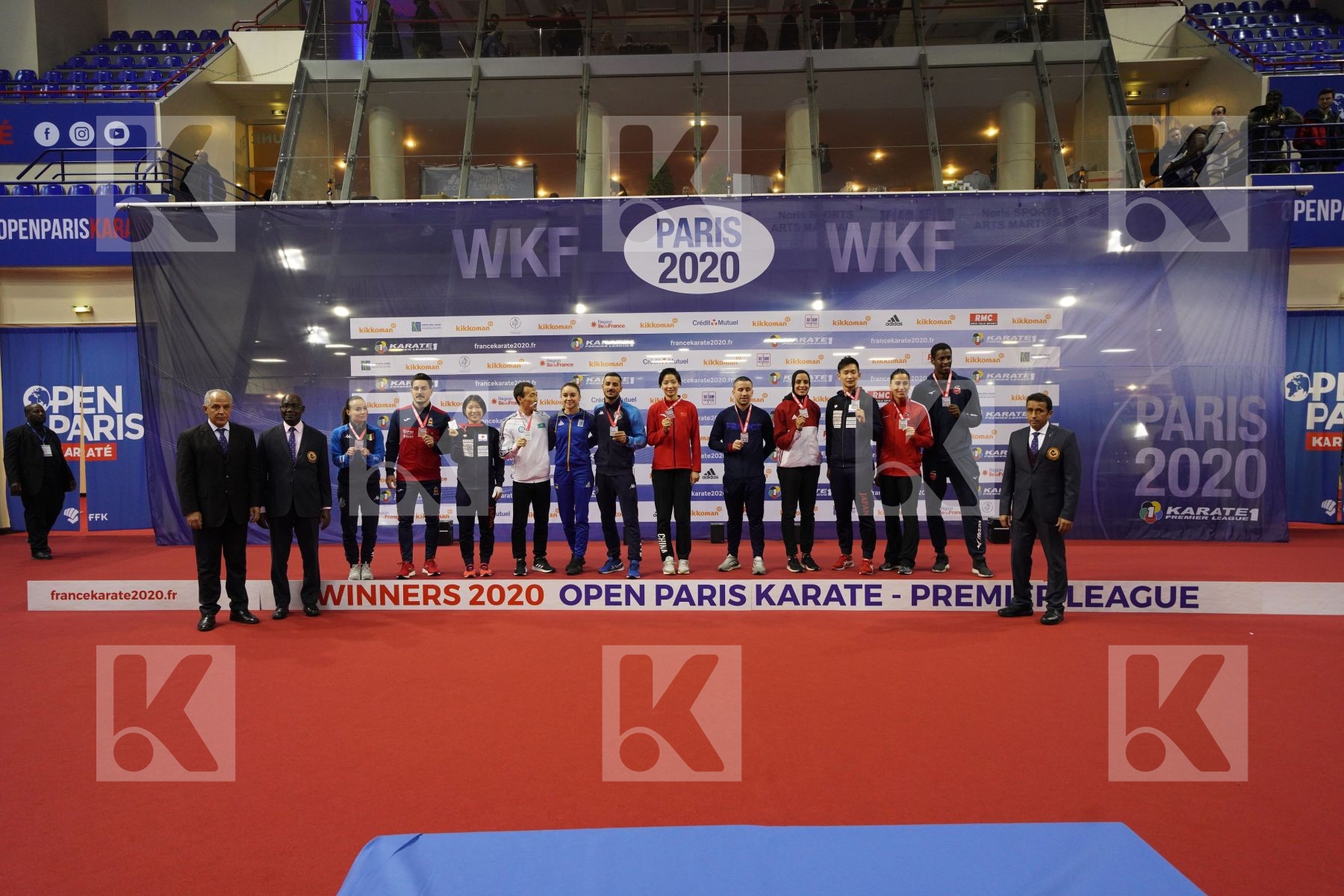 Silver medalists -  Podium ceremony