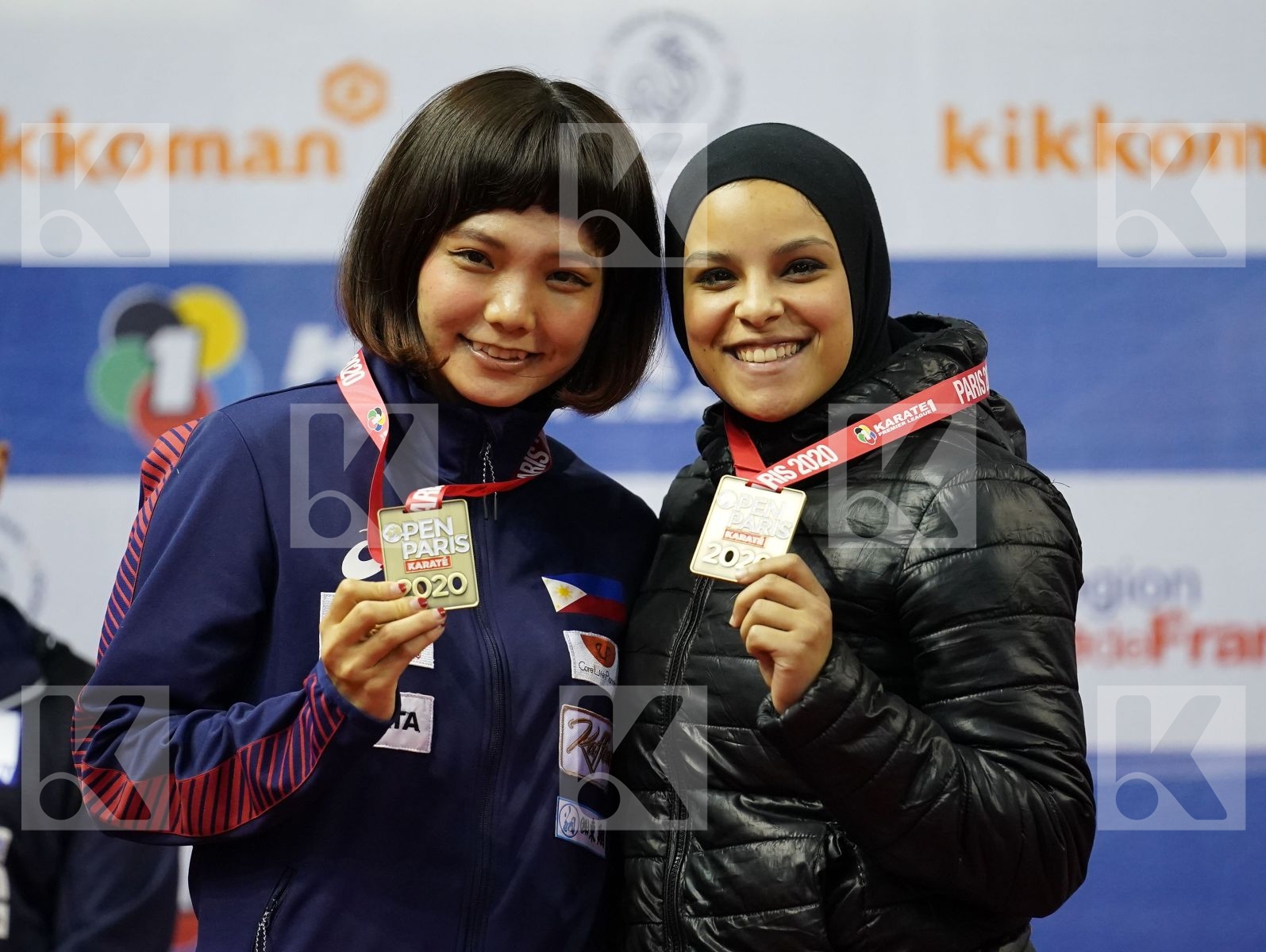 Bronze Podium ceremony
