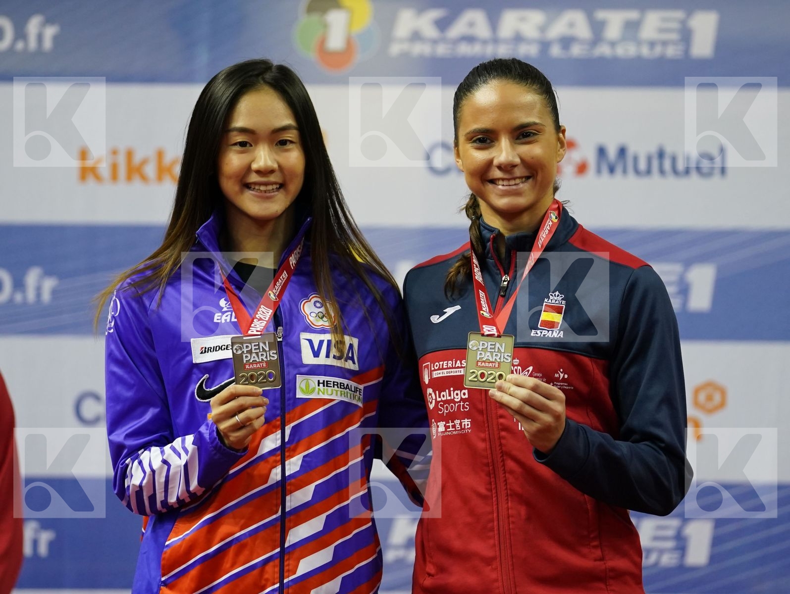 Bronze Podium ceremony