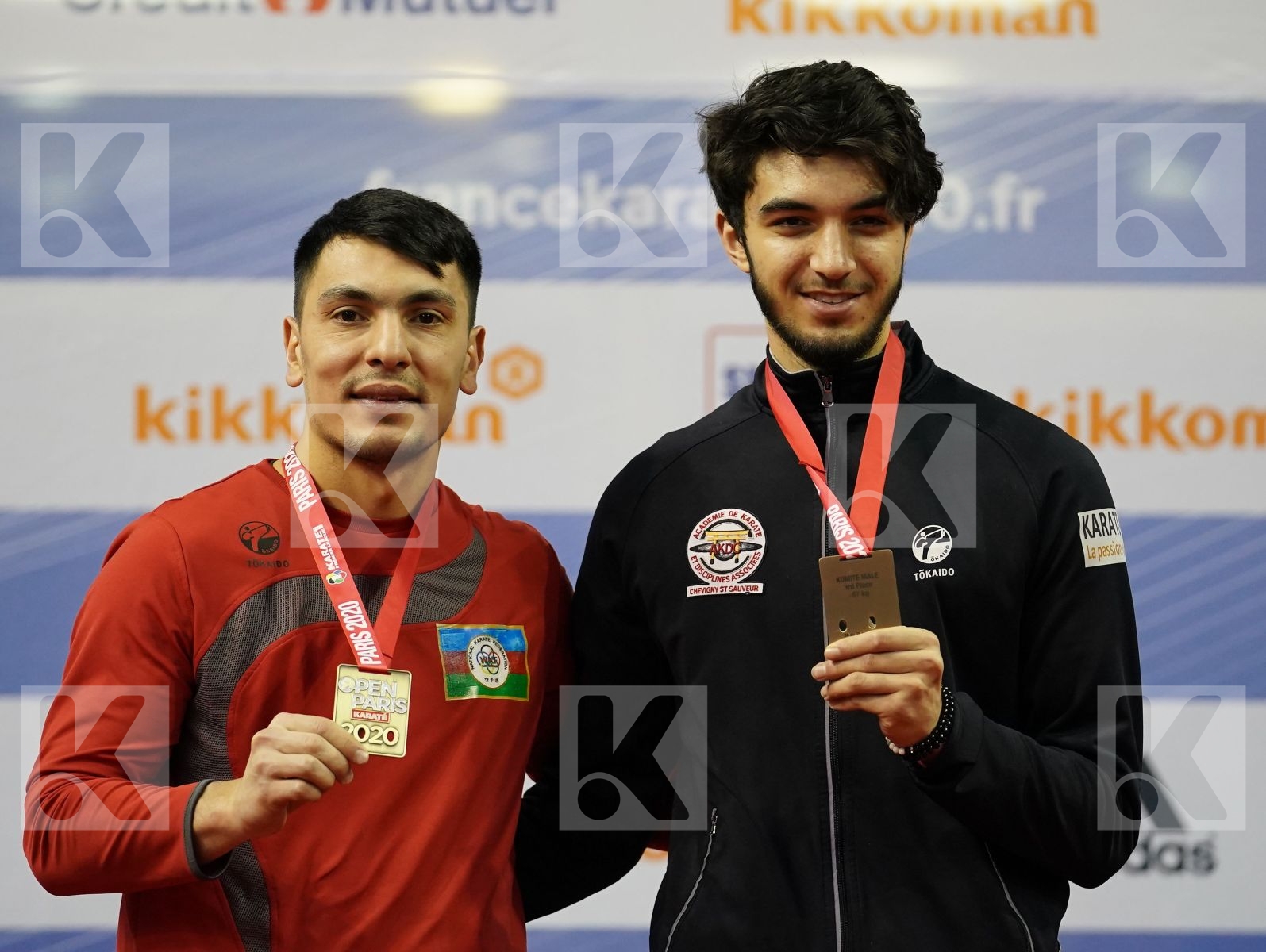 Bronze Podium ceremony