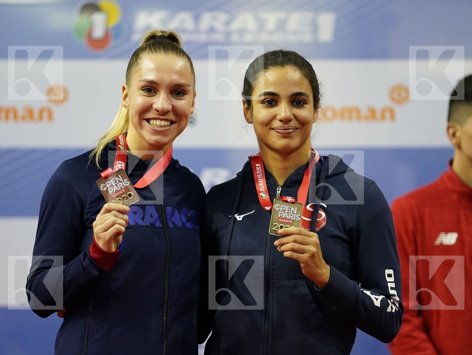 Bronze Podium ceremony