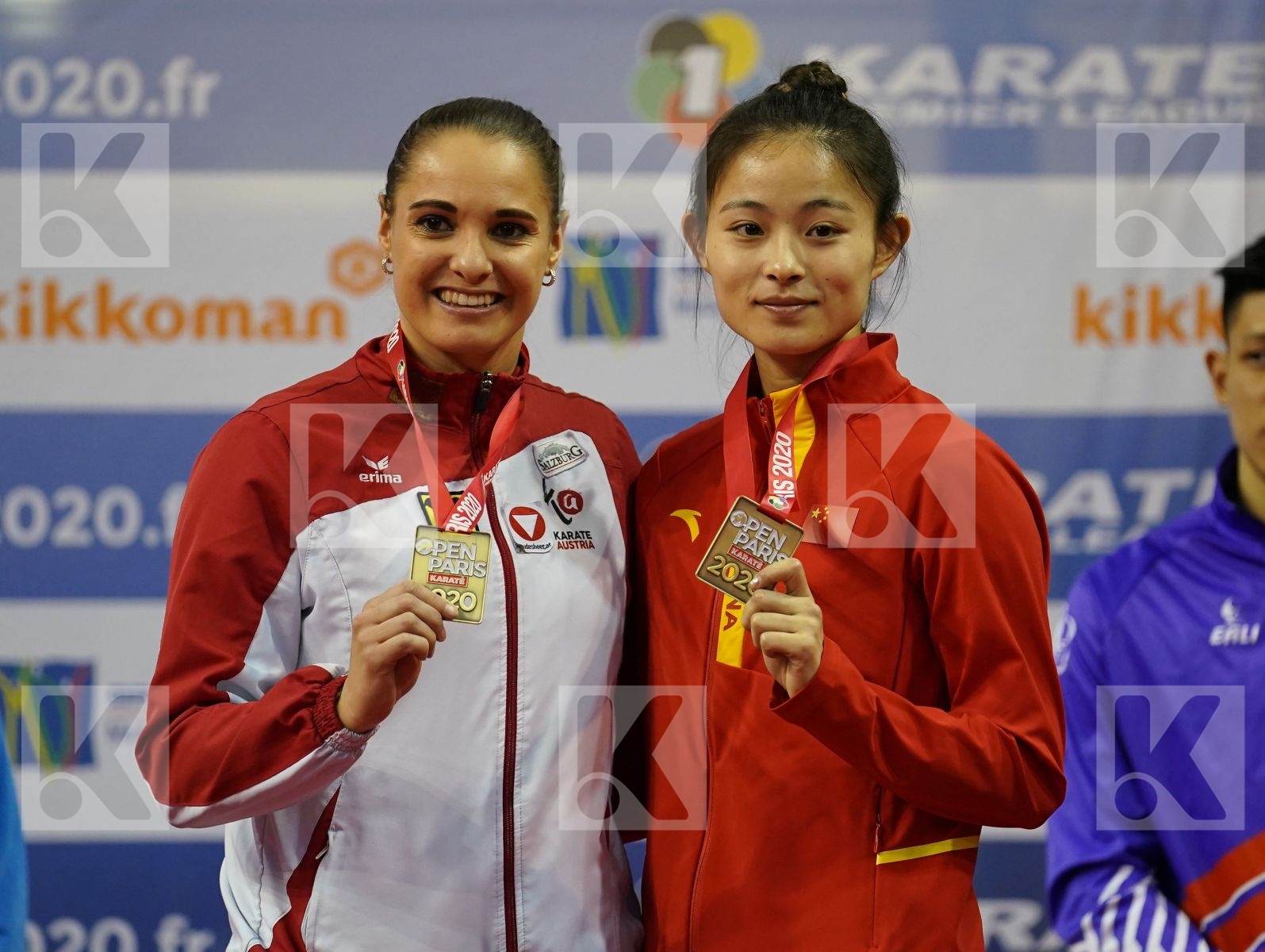 Bronze Podium ceremony