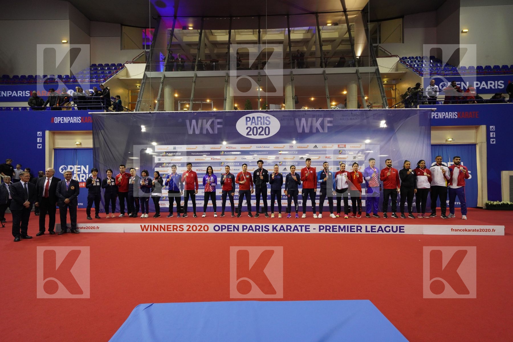 Bronze Podium ceremony