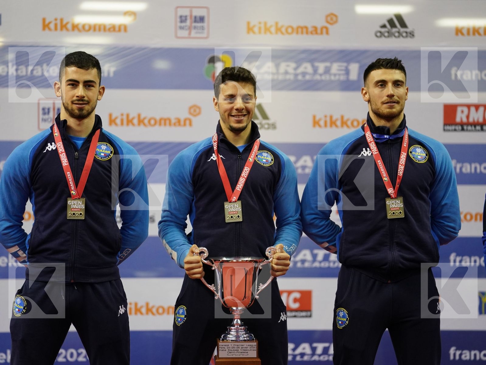 Bronze Podium ceremony