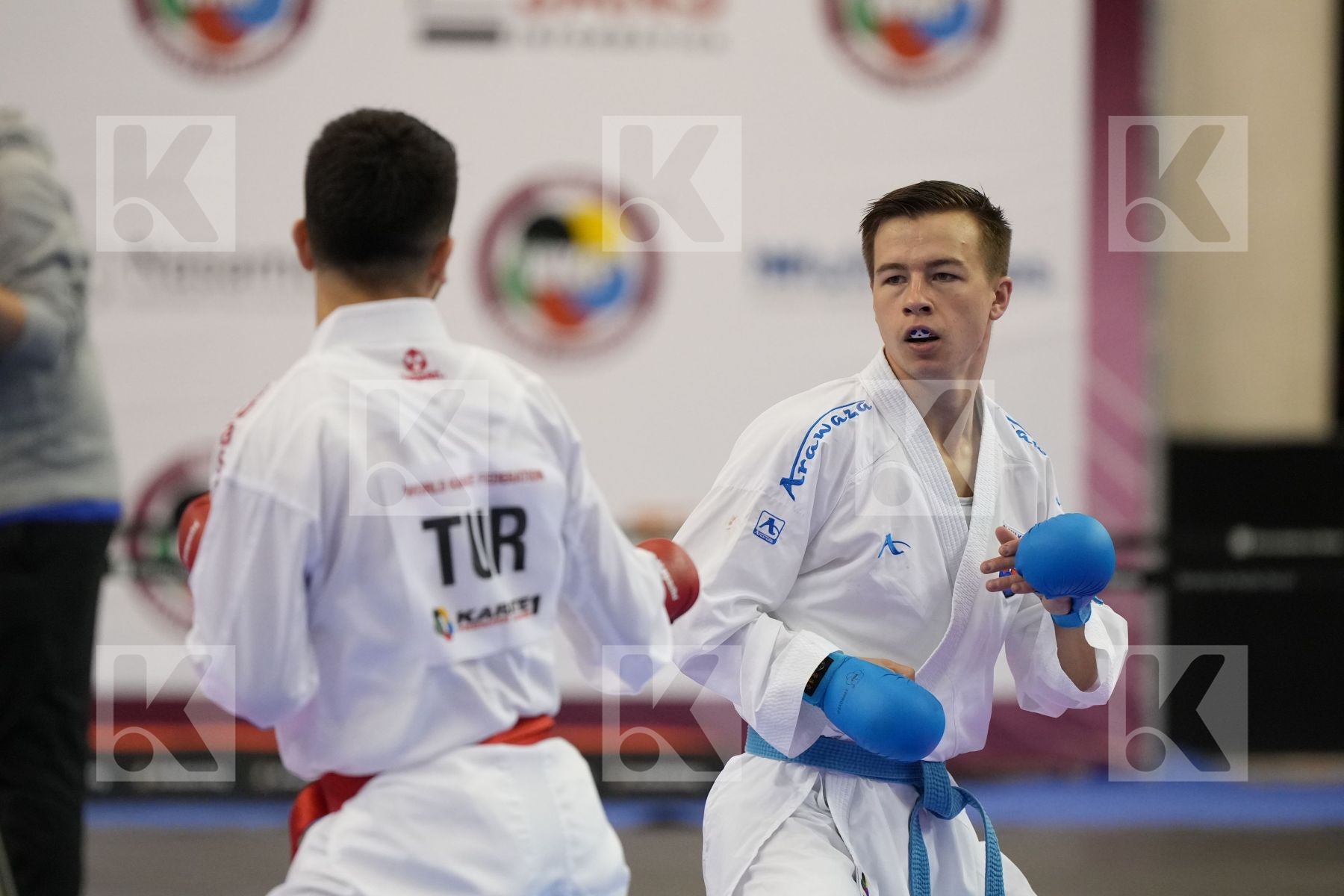 Kumite bronze bout featuring SAMDAN ERAY & Imrich Dominik