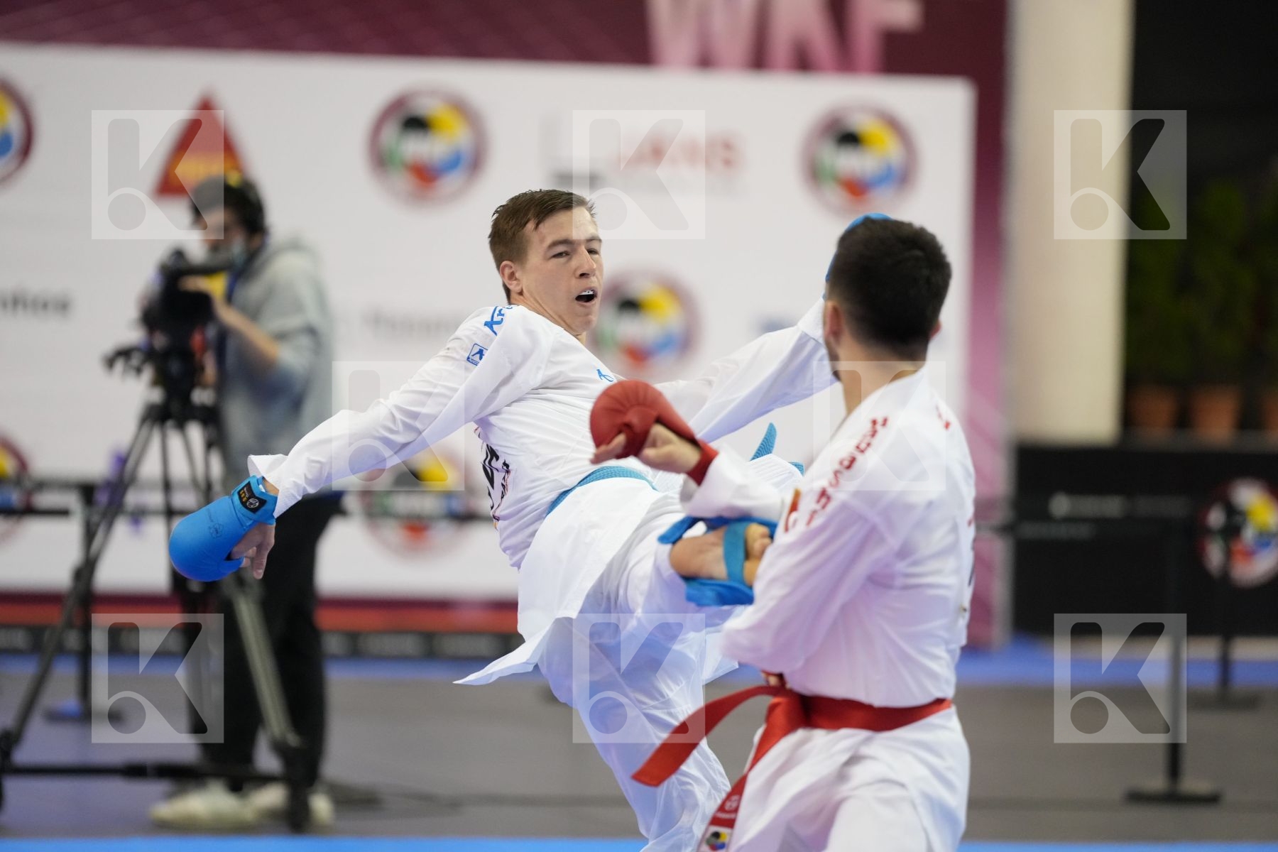 Kumite bronze bout featuring SAMDAN ERAY & Imrich Dominik