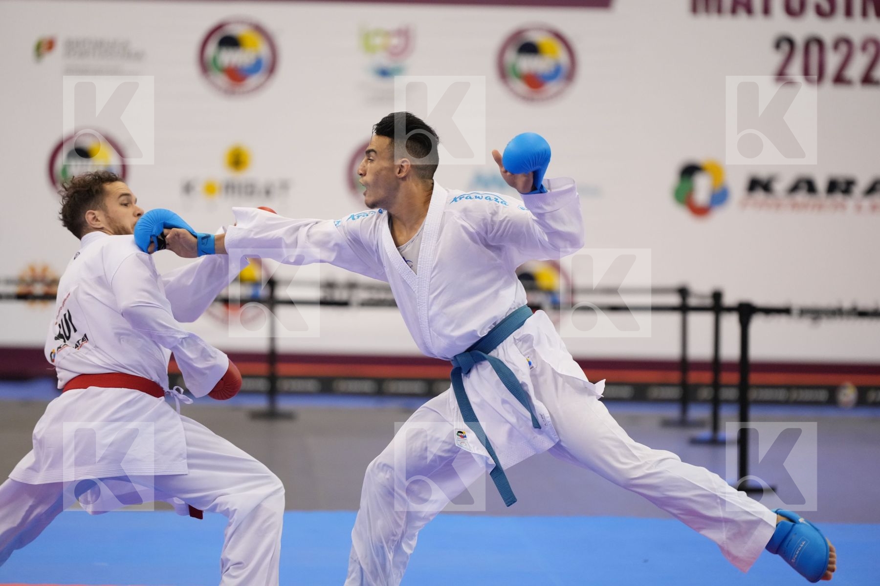 Kumite bronze bout featuring Noah Pisino & Said Oubaya