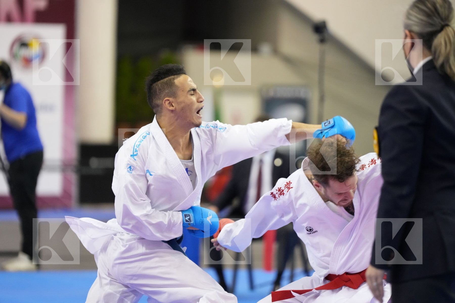 Kumite bronze bout featuring Noah Pisino & Said Oubaya