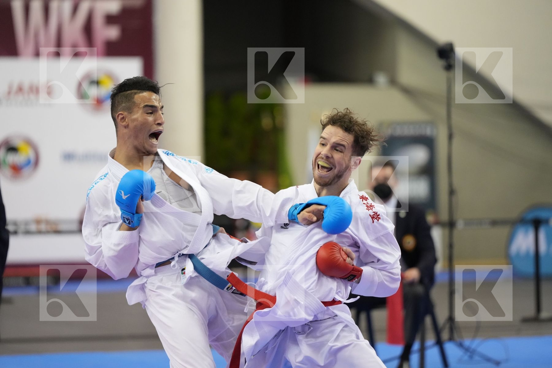 Kumite bronze bout featuring Noah Pisino & Said Oubaya