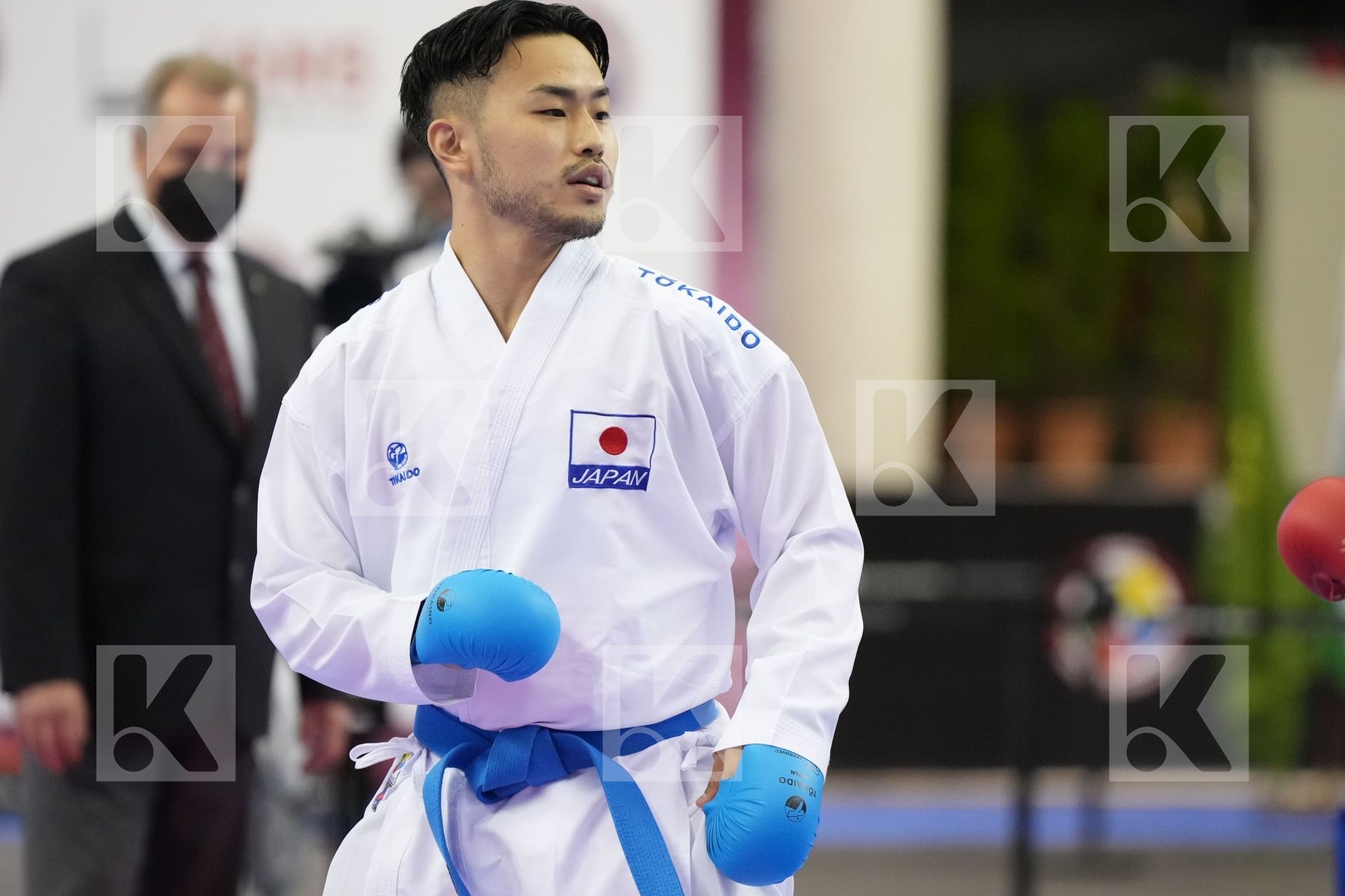 Kumite bronze bout featuring AGHALARZADE TURAL & Nakano Soichiro