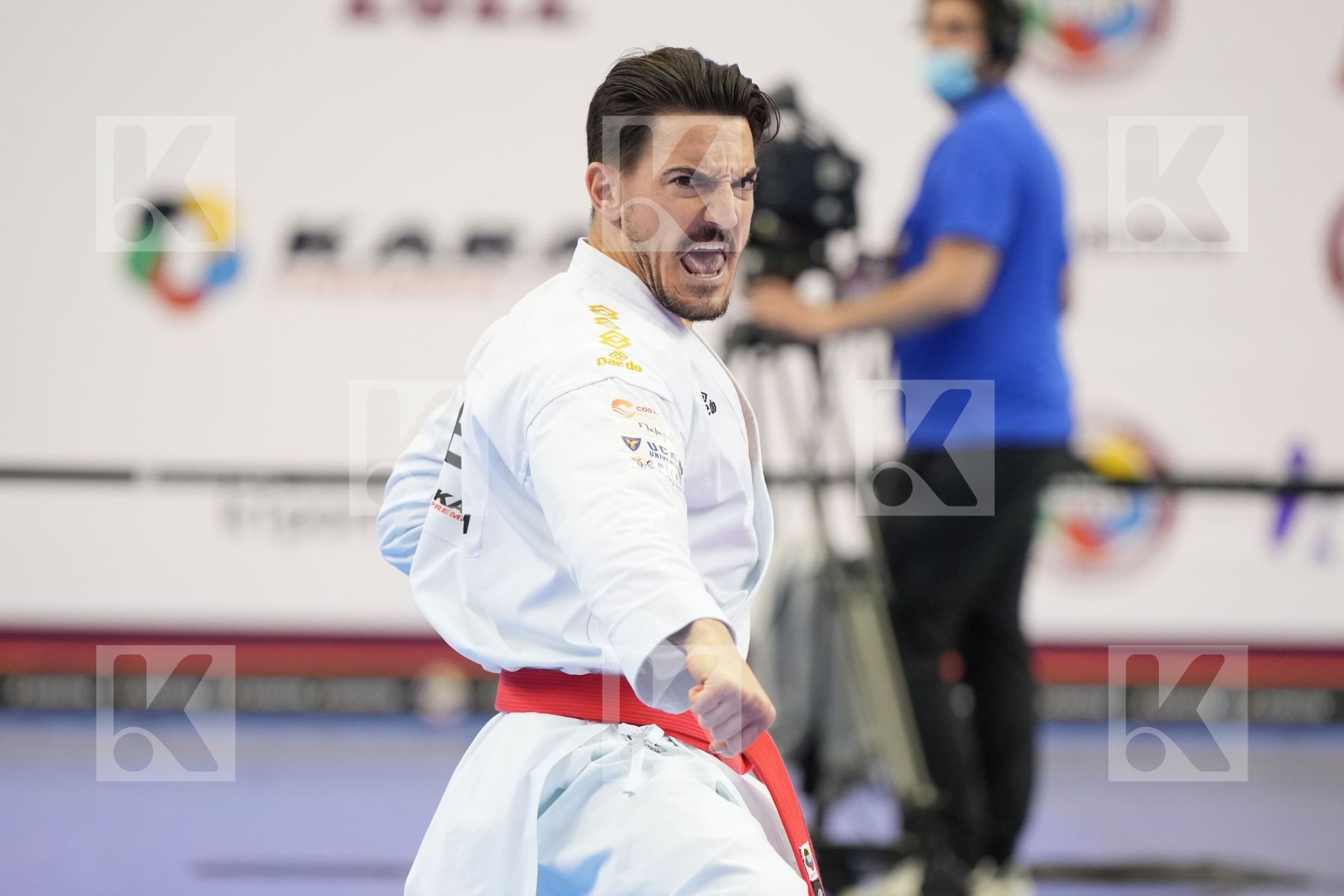 Kata bronze bout featuring QUINTERO CAPDEVILA DAMIAN HUGO