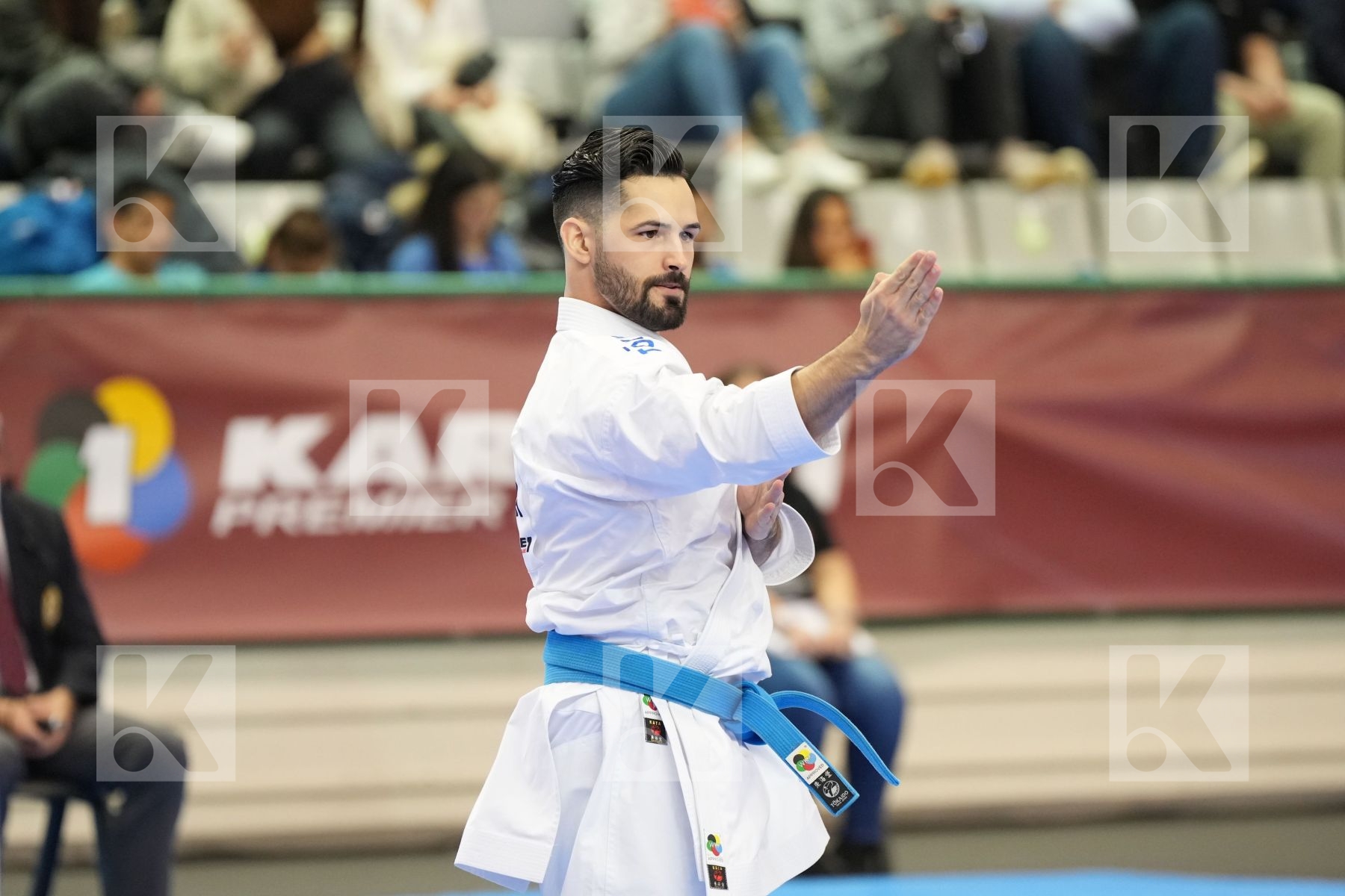 Kata bronze bout featuring Torres Gutierrez Ariel