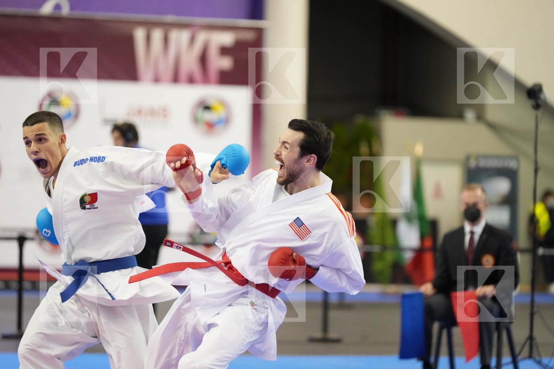 Kumite bronze bout featuring Scott Thomas & DUARTE TIAGO