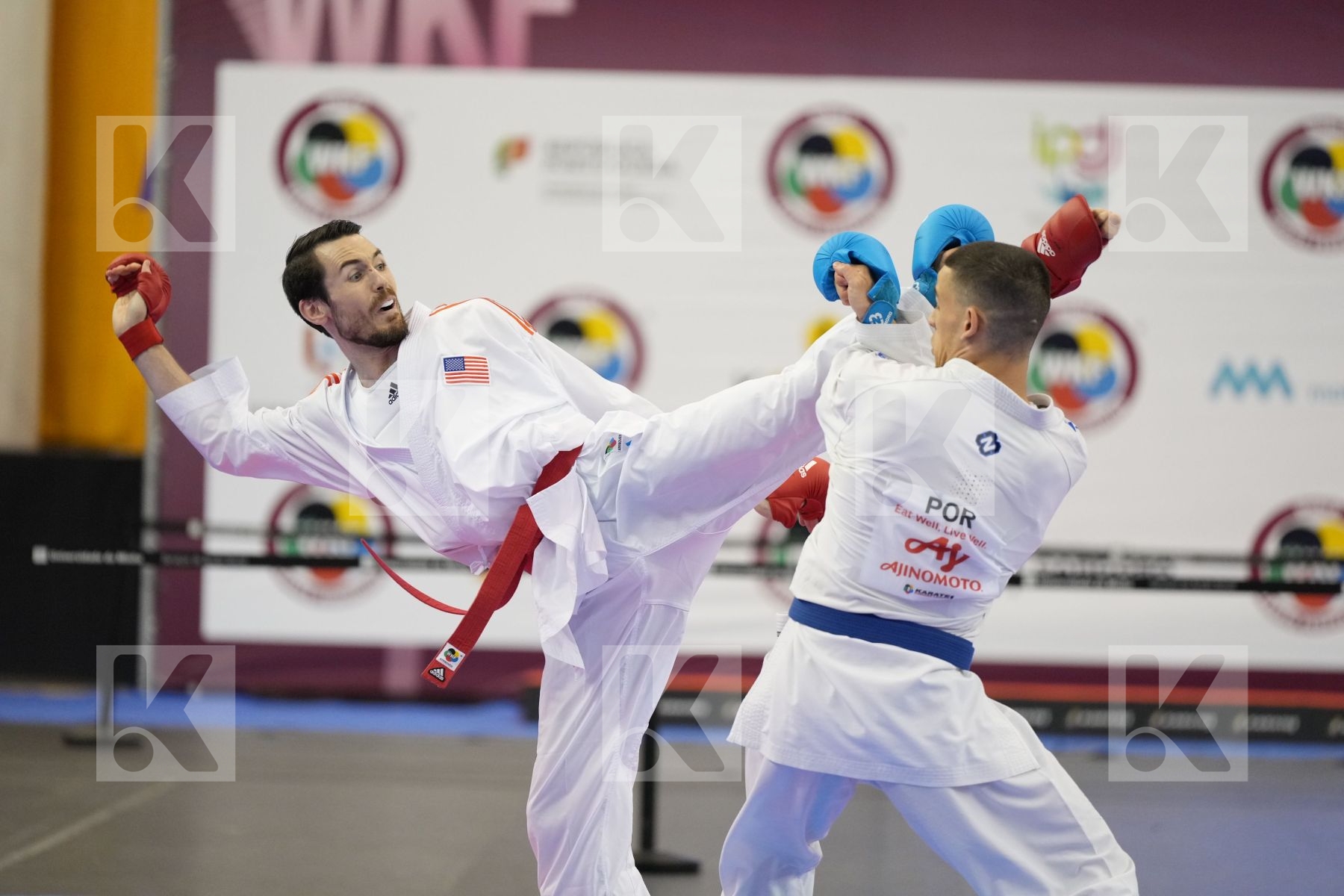 Kumite bronze bout featuring Scott Thomas & DUARTE TIAGO
