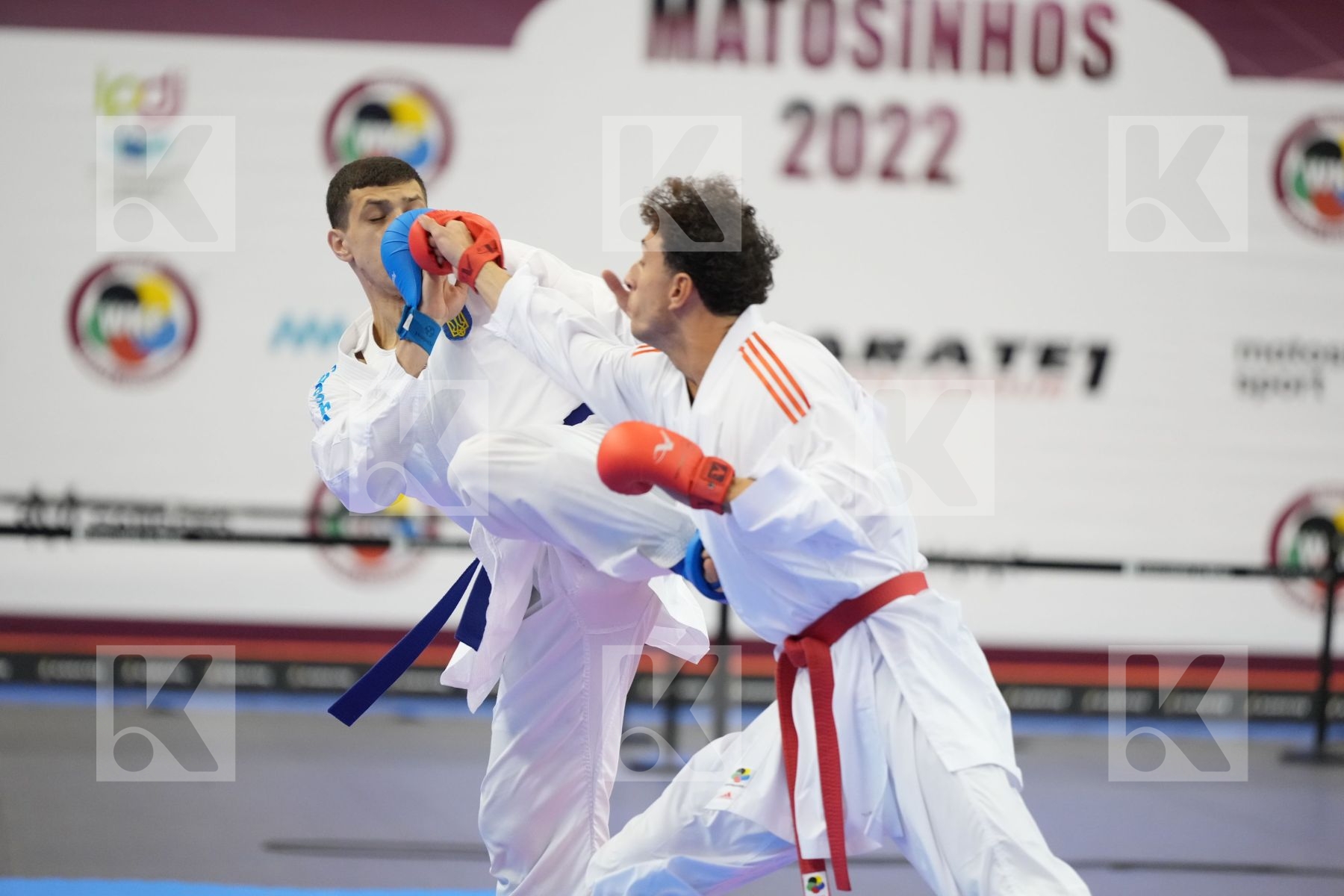 Kumite bronze bout featuring Lorenzo Pietromarchi & Andrii Zaplitnyi