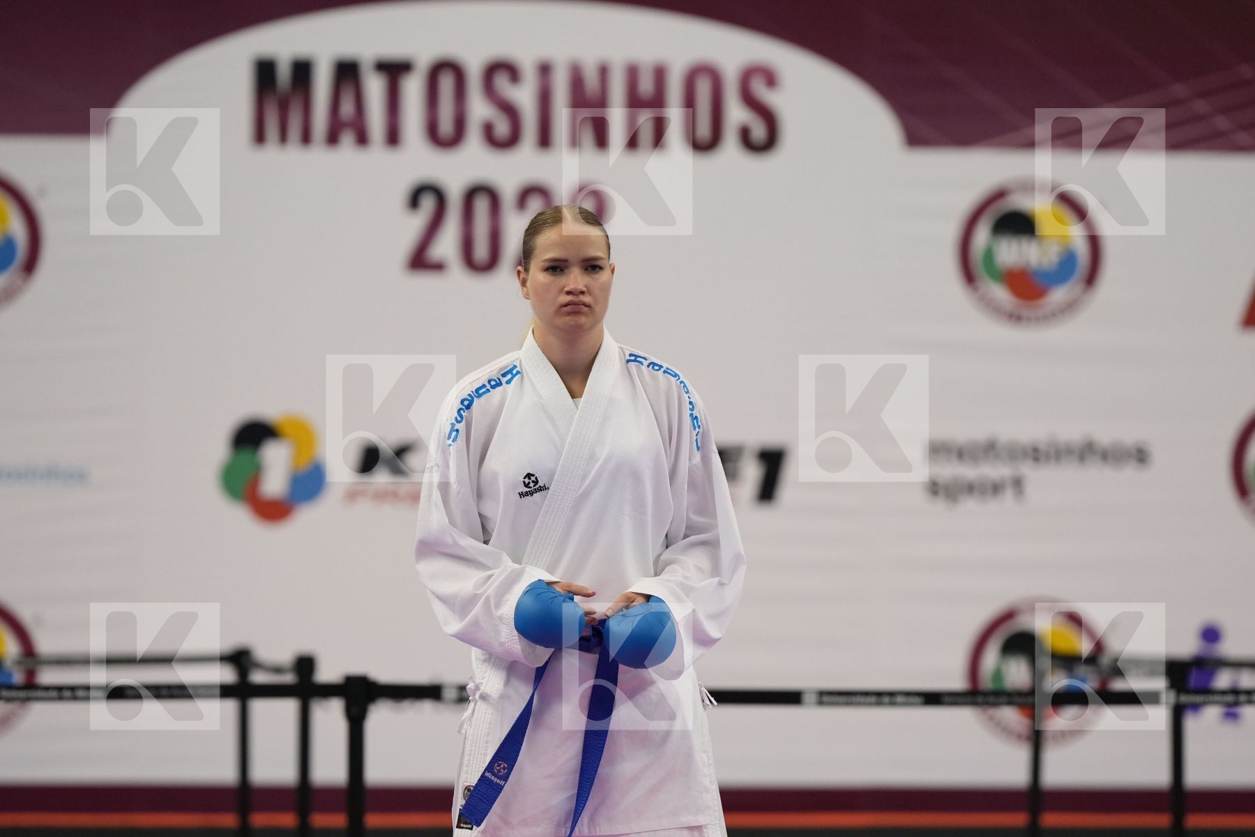 Kumite bronze bout featuring Creemers Ingrid & KAUFMANN FABIENNE