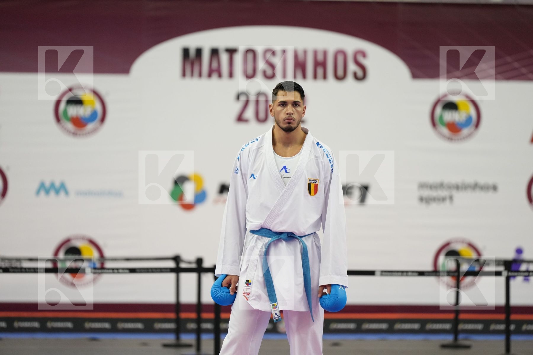 Kumite bronze bout featuring RETTENBACHER ROBIN & Costa Luca