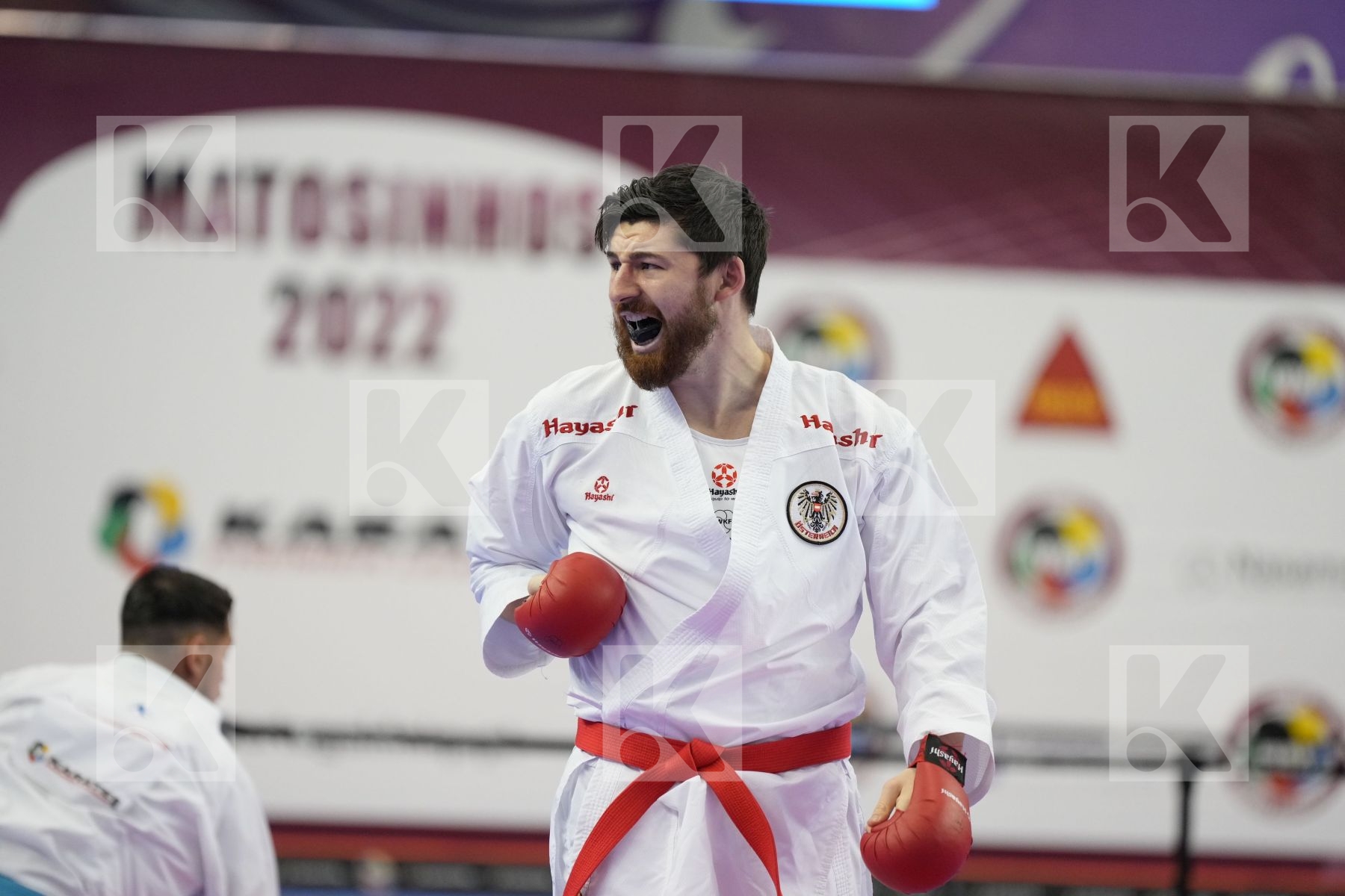 Kumite bronze bout featuring RETTENBACHER ROBIN & Costa Luca