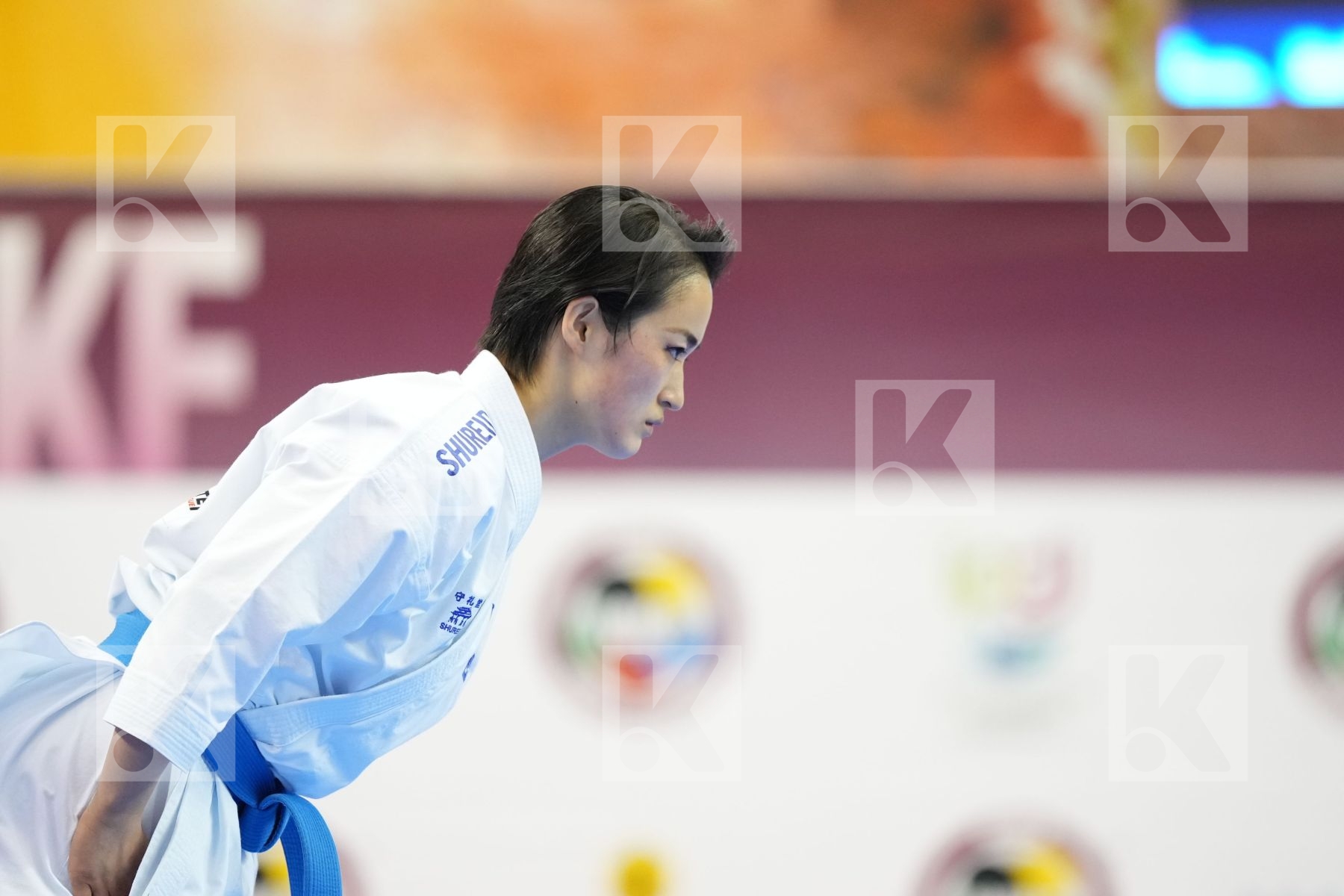 Kata final bout featuring SHIMIZU KIYOU