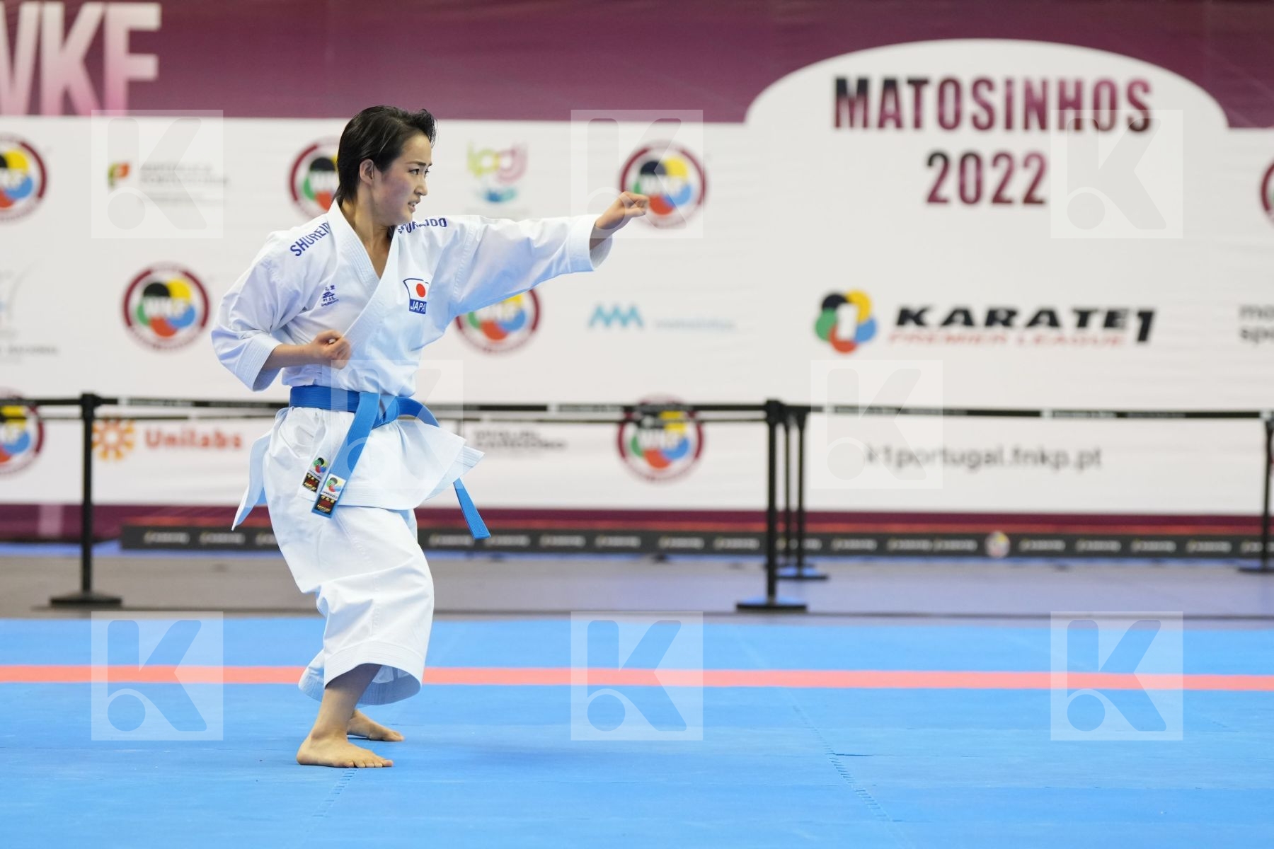 Kata final bout featuring SHIMIZU KIYOU