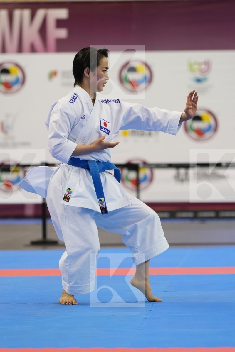 Kata final bout featuring SHIMIZU KIYOU