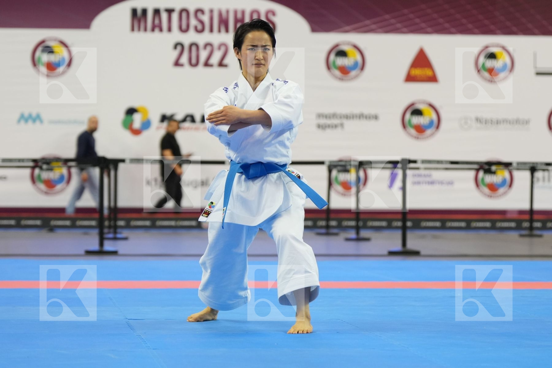 Kata final bout featuring SHIMIZU KIYOU