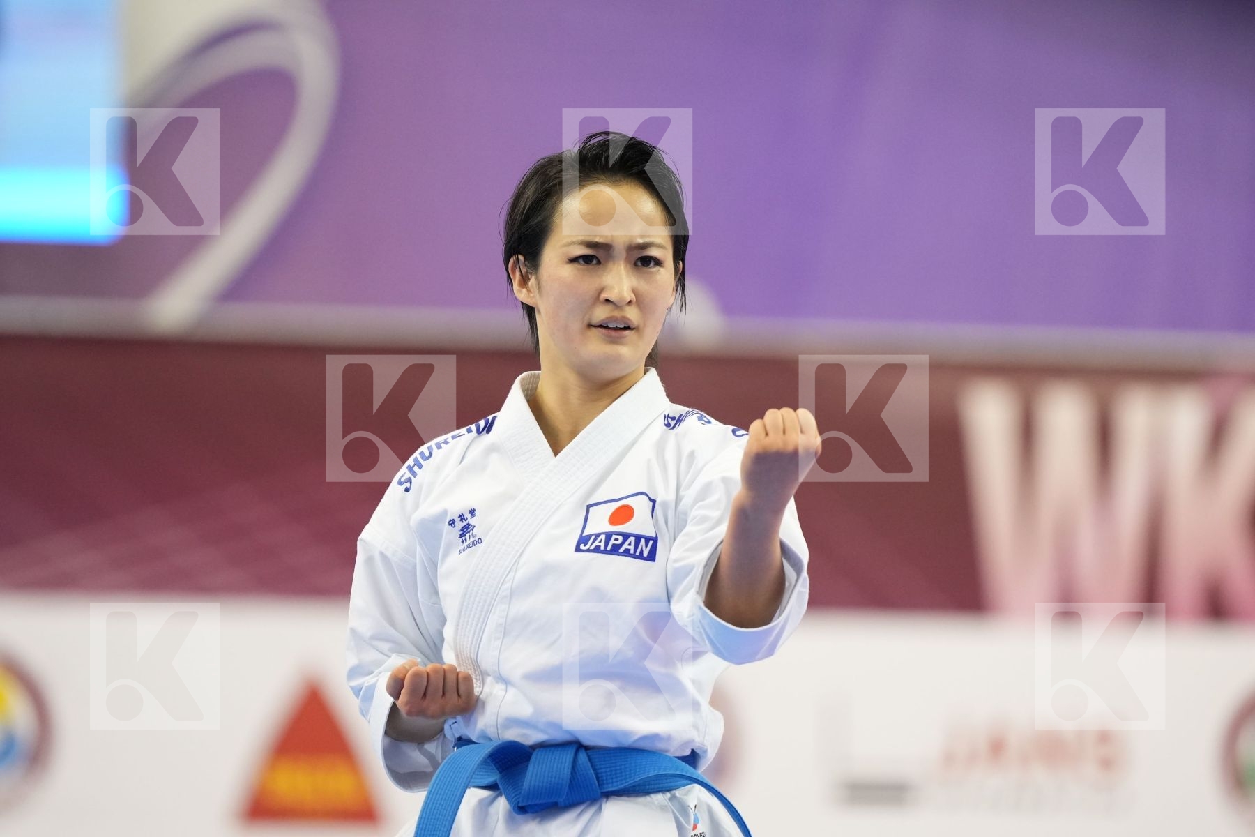 Kata final bout featuring SHIMIZU KIYOU