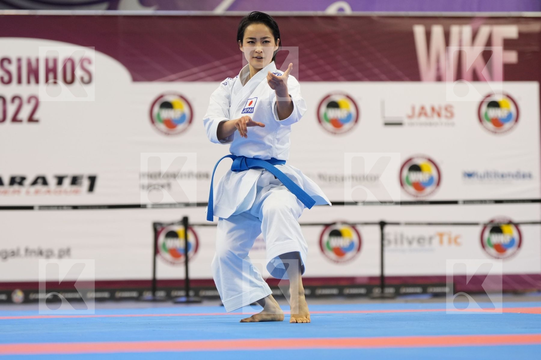 Kata final bout featuring SHIMIZU KIYOU