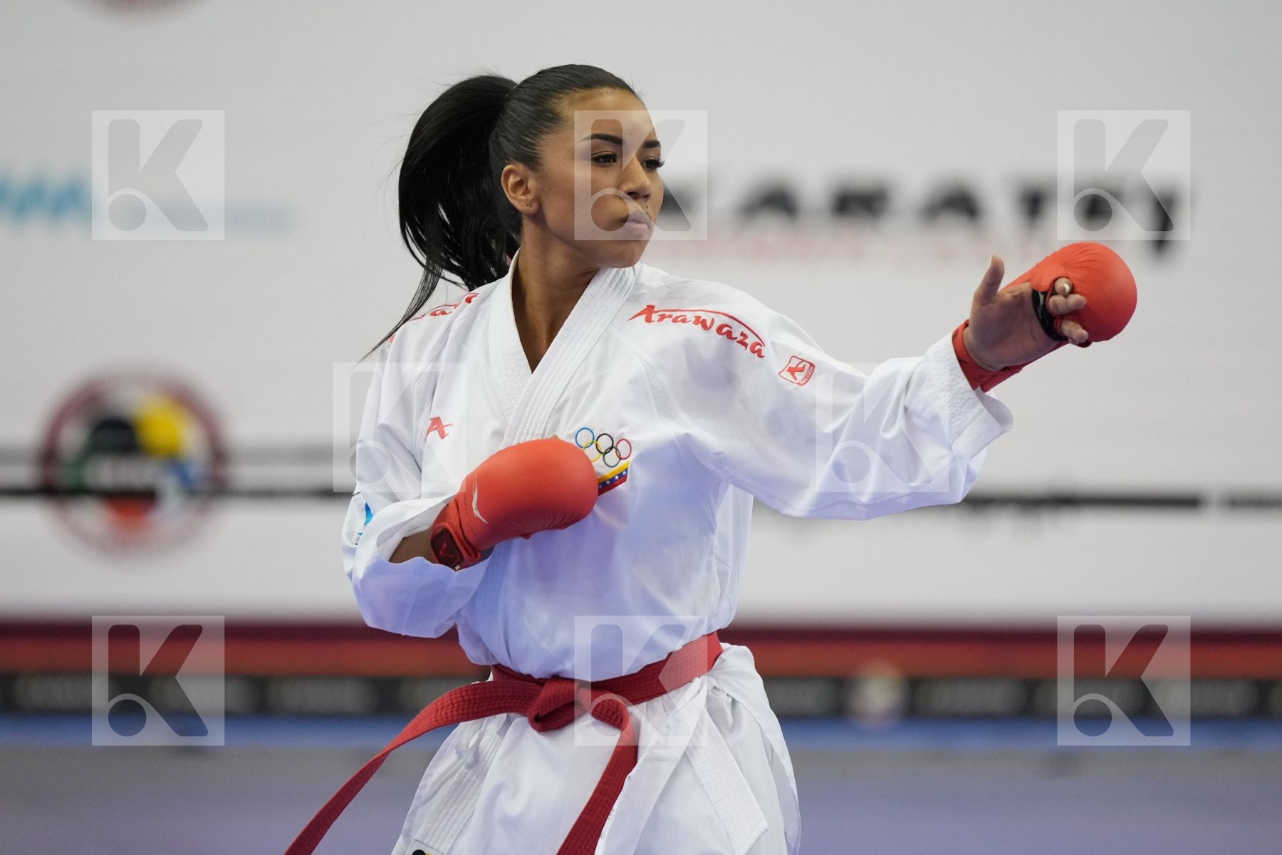 Kumite final bout featuring SALAZAR YORGELIS & OZCELIK ARAPOGLU SERAP