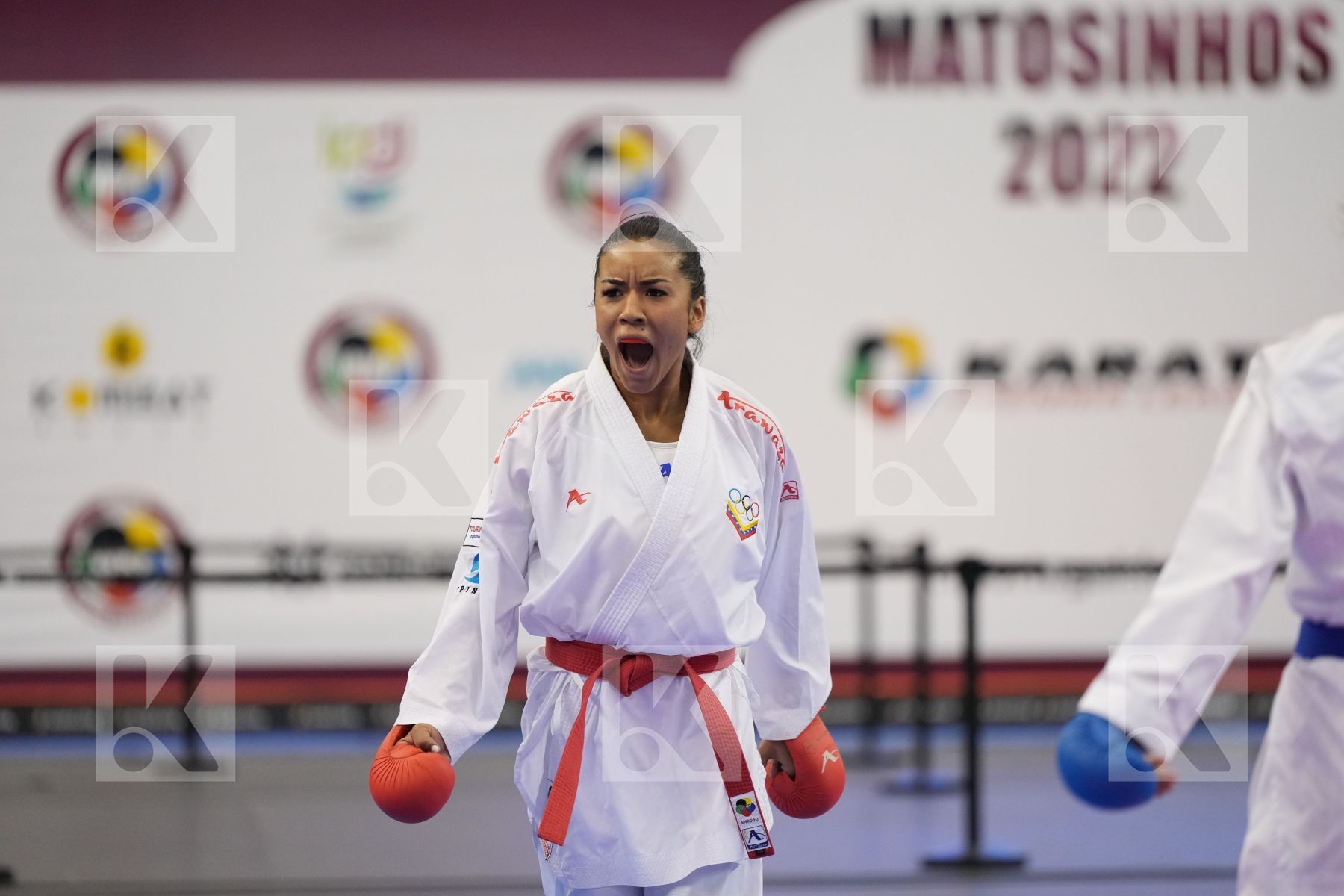 Kumite final bout featuring SALAZAR YORGELIS & OZCELIK ARAPOGLU SERAP