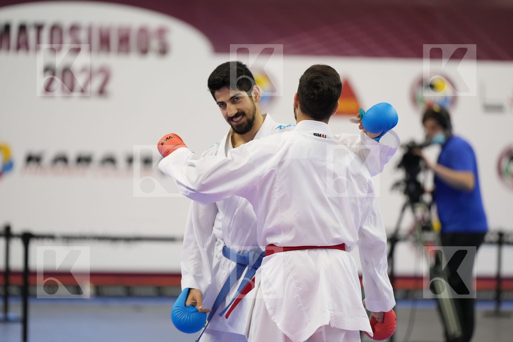 Kumite final bout featuring CRESCENZO ANGELO & XENOS CHRISTOS-STEFANOS