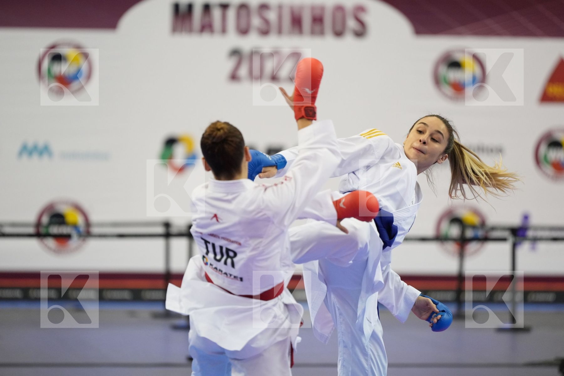 Kumite final bout featuring YAKAN TUBA & TERLIUGA ANZHELIKA