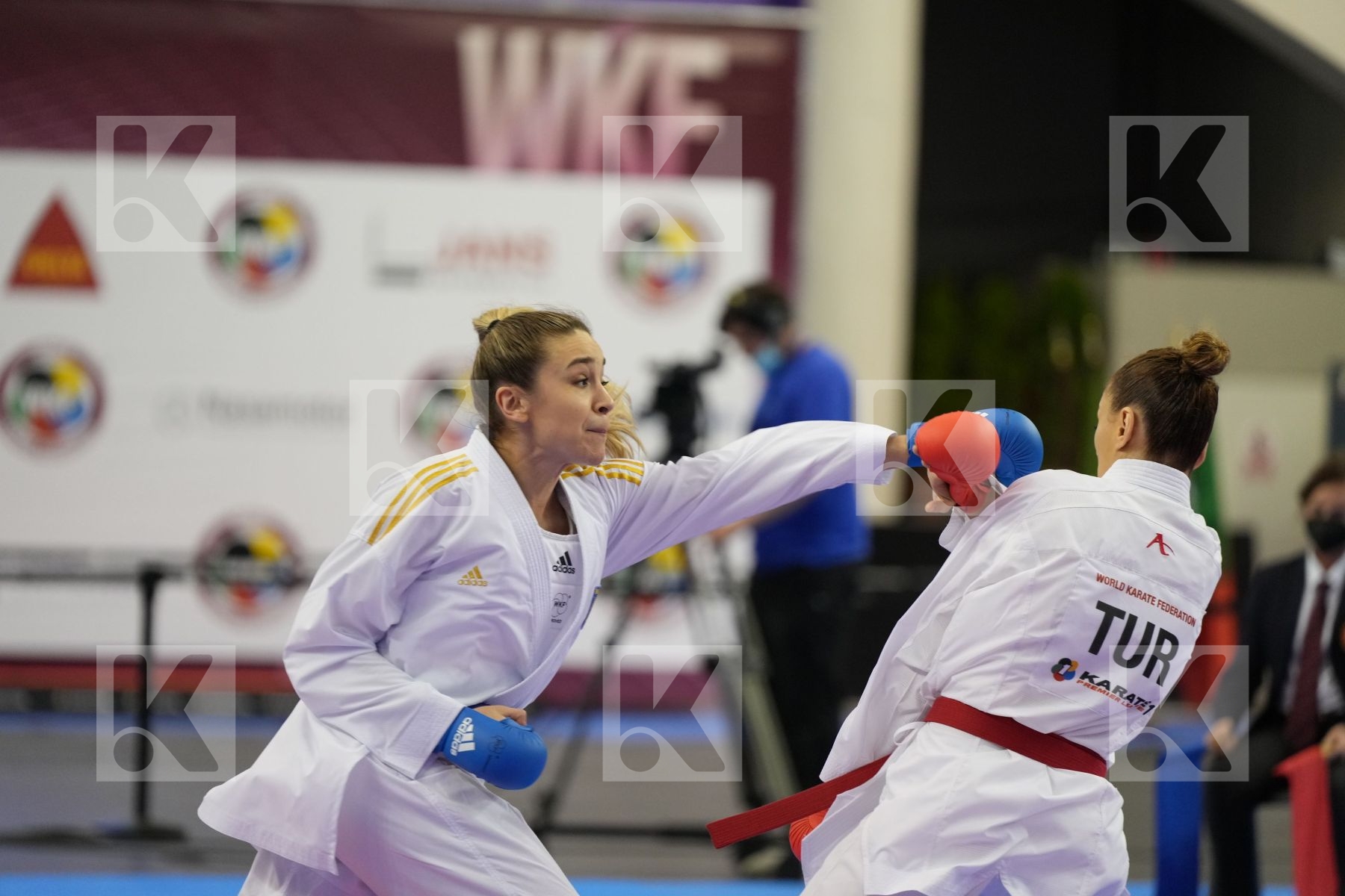 Kumite final bout featuring YAKAN TUBA & TERLIUGA ANZHELIKA