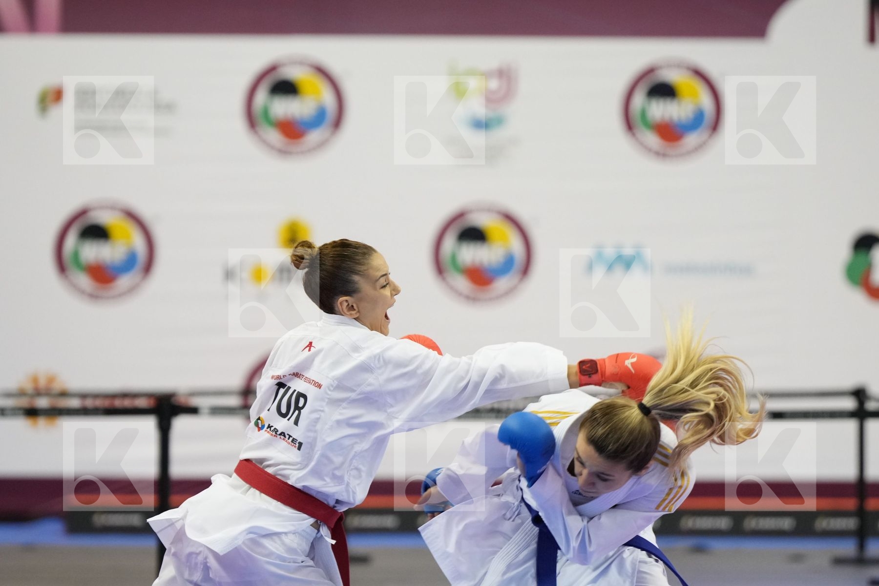Kumite final bout featuring YAKAN TUBA & TERLIUGA ANZHELIKA