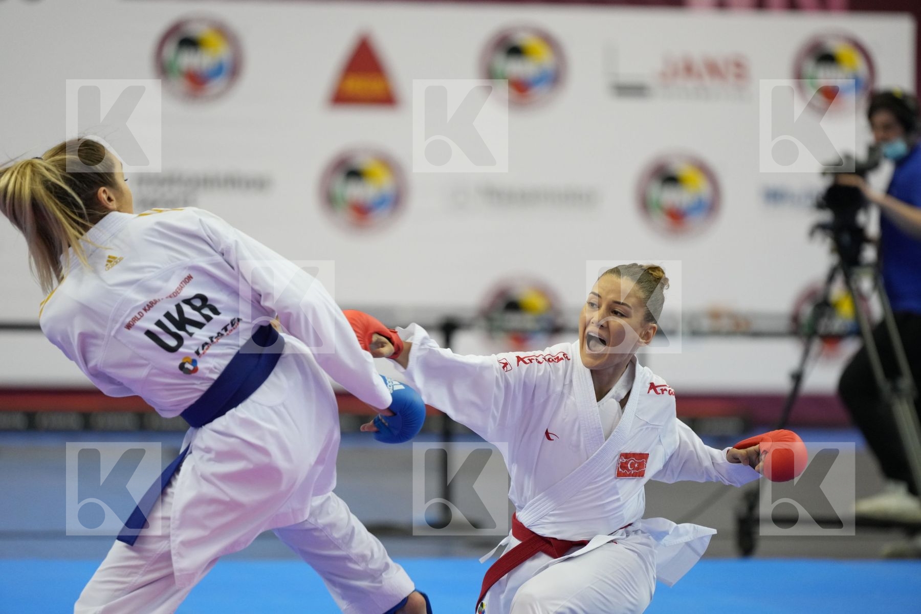 Kumite final bout featuring YAKAN TUBA & TERLIUGA ANZHELIKA