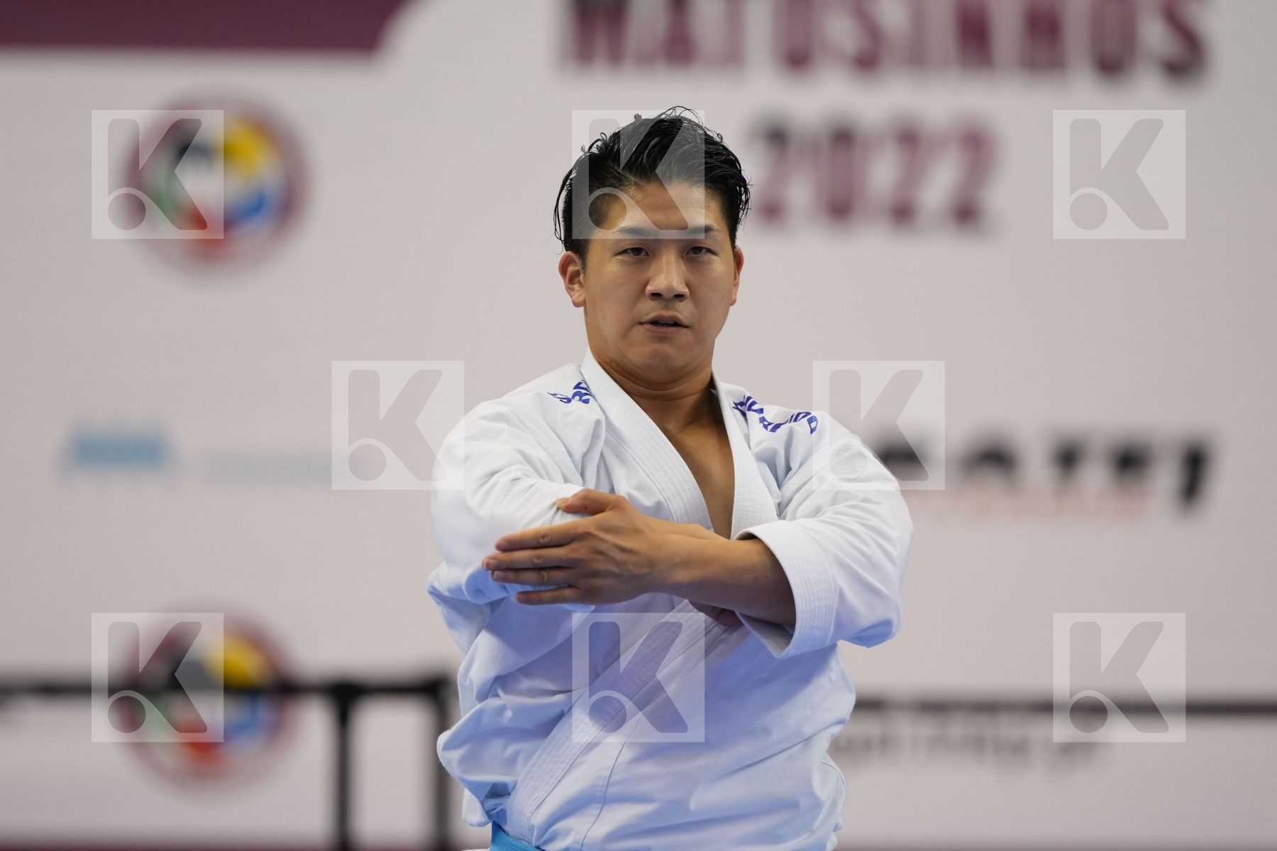 Kata final bout featuring Nishiyama Kakeru