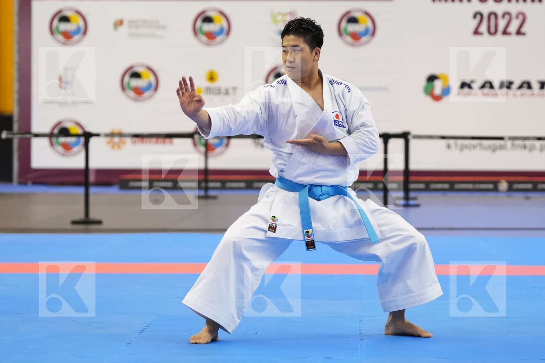 Kata final bout featuring Nishiyama Kakeru