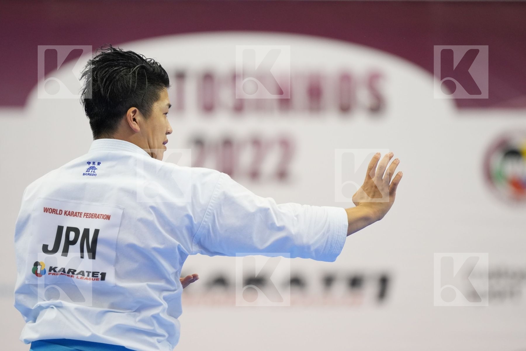 Kata final bout featuring Nishiyama Kakeru